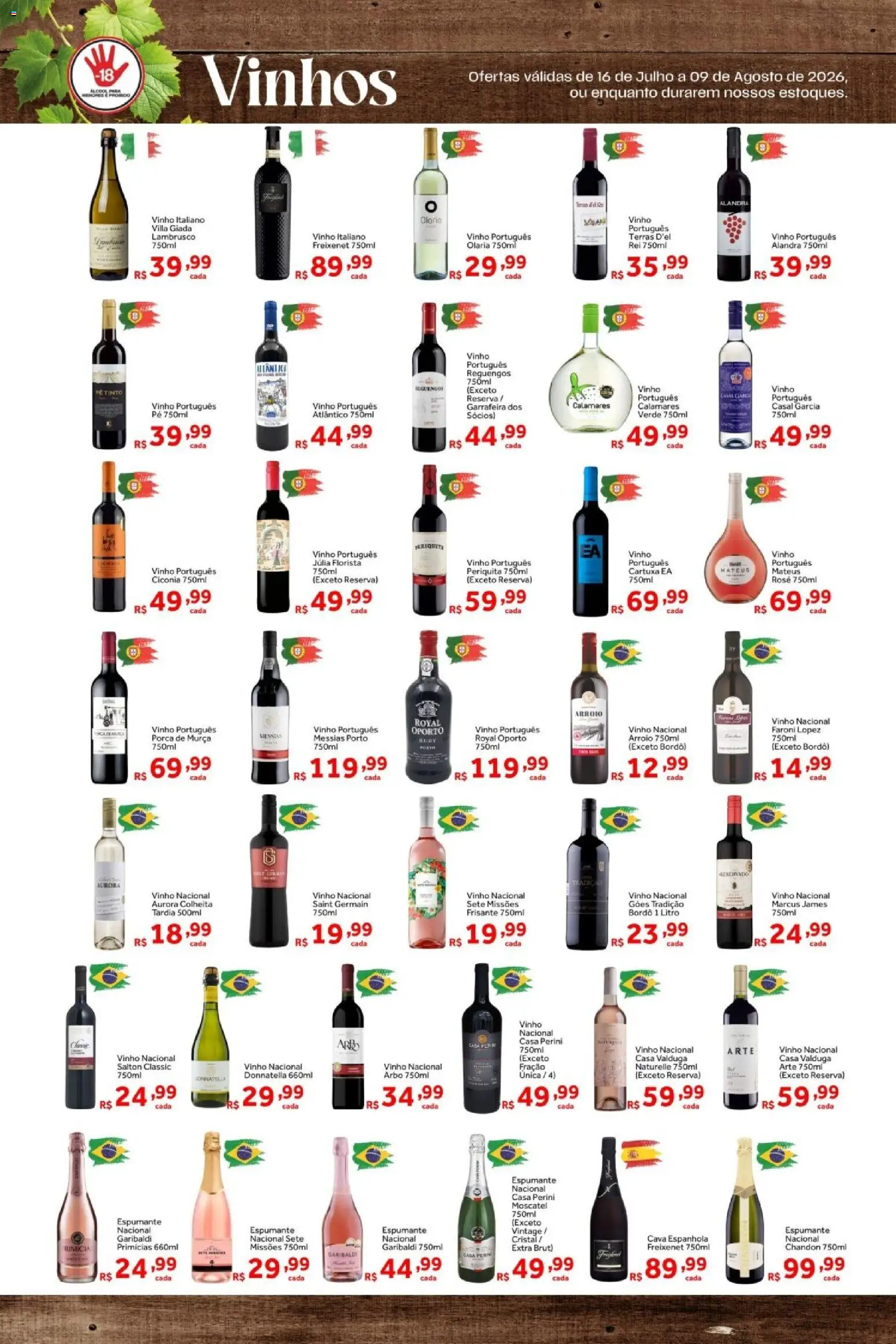 Shibata Folheto - válido de 16/06/2026 | Página: 6 | Produtos: Espumante, Vinho
