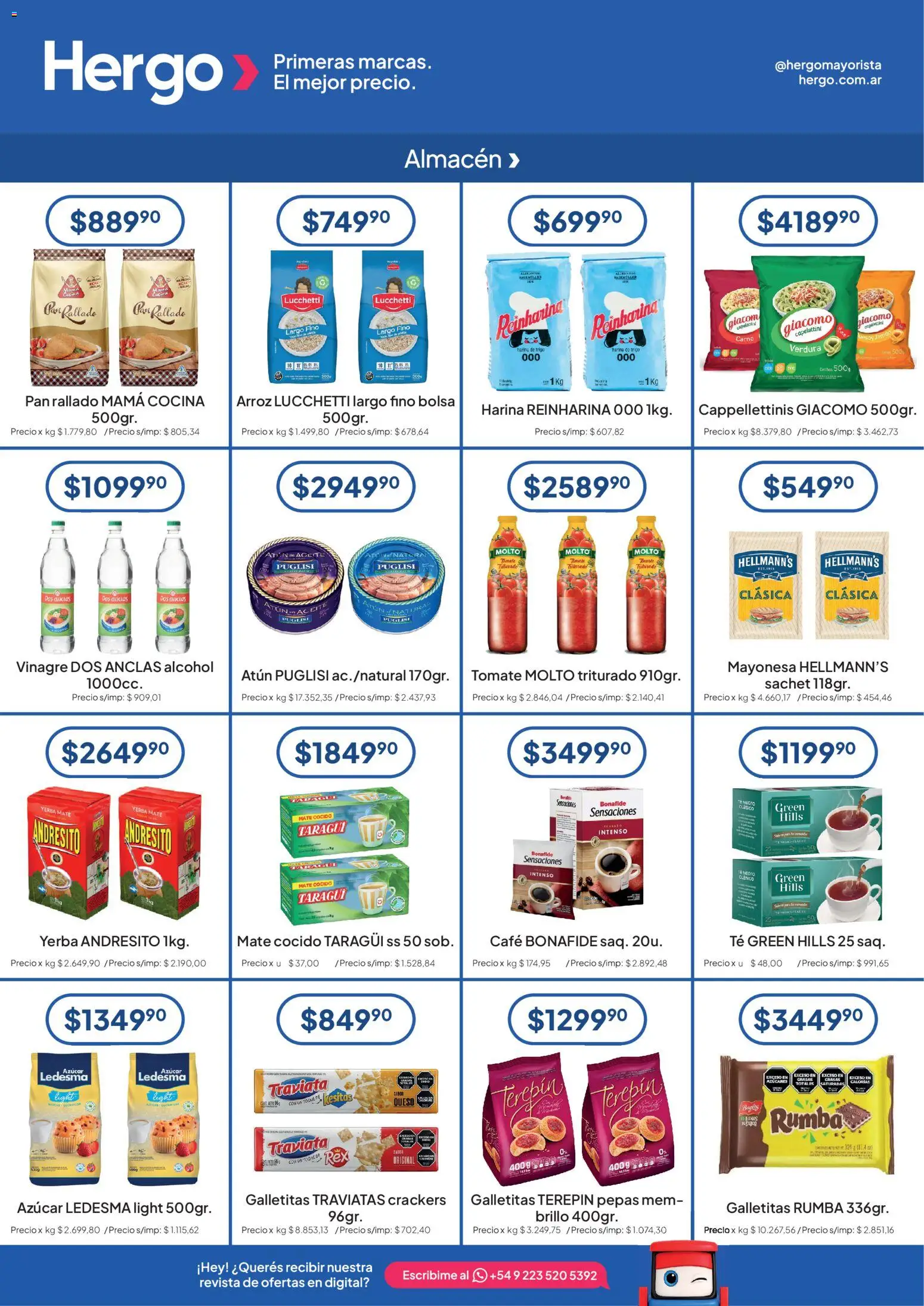 Hergo catálogo │ válido desde el 26/08/2026 | Página: 2 | Productos: Bolsa, Mate, Cocina, Mayonesa