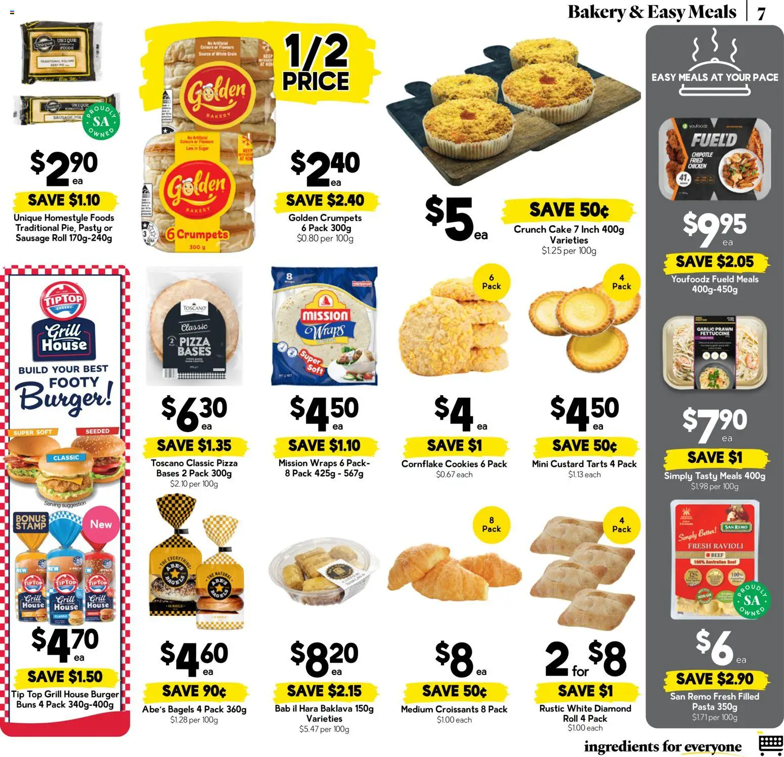 Drakes catalogue - valid from 23/09/2026 | Page: 7 | Products: Ingredients, Crumpets, Chicken, Cookies