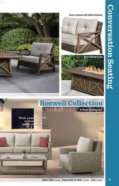 Preview of Menards weekly ads valid from 04.02.2026 | Page: 5 | Products: Sofa, Chair, Swivel, Loveseat