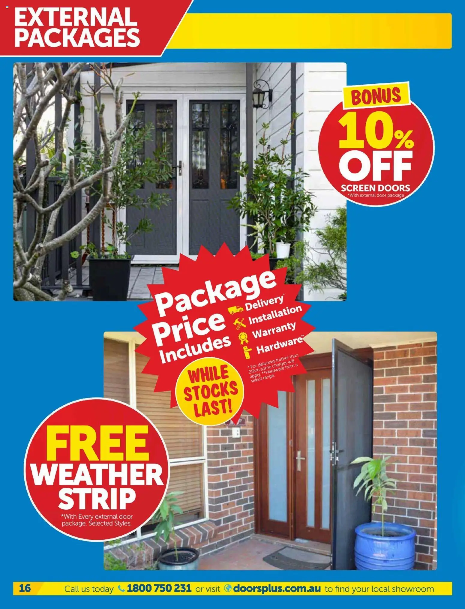 Doors Plus catalogue - valid from 01.05.2026 | Page: 16 | Products: Door, Strip, Screen