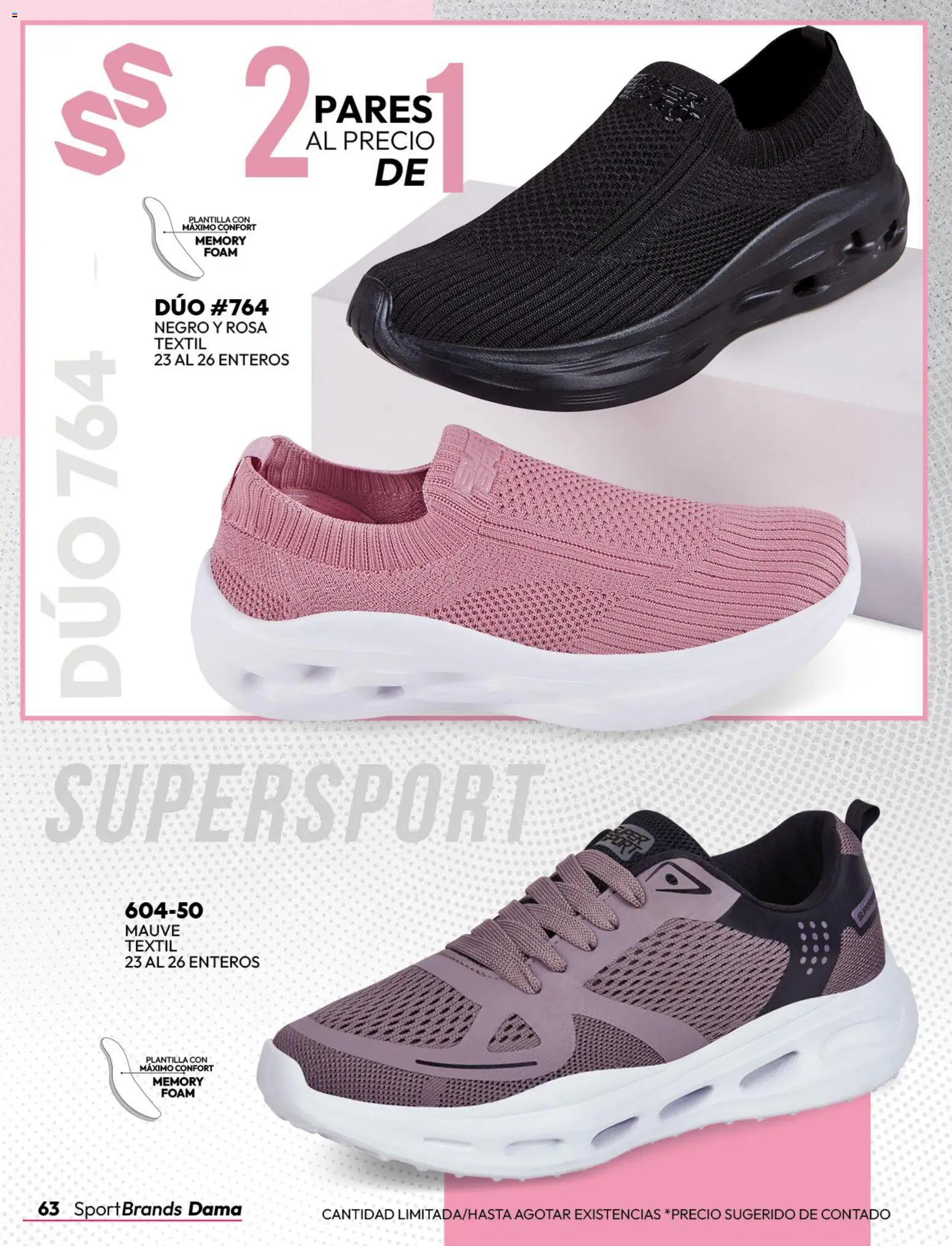 Nuevas ofertas de Cklass válidas en toda la República Mexicana desde el 08/07/2026. ¡Encuentra las mejores ofertas en Cklass catálogo Sportbrands dama! | Página: 64
