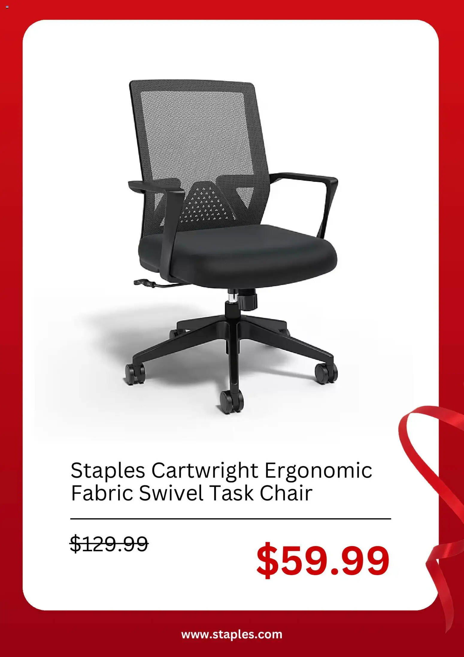 Staples Weekly Ad - valid from 09/15/2026 | Page: 2 | Products: Chair, Swivel
