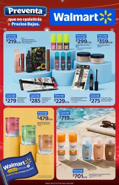Vista previa de Walmart folleto Preventa, nuevo folleto de la tienda, válido en México a partir del 22.05.2026