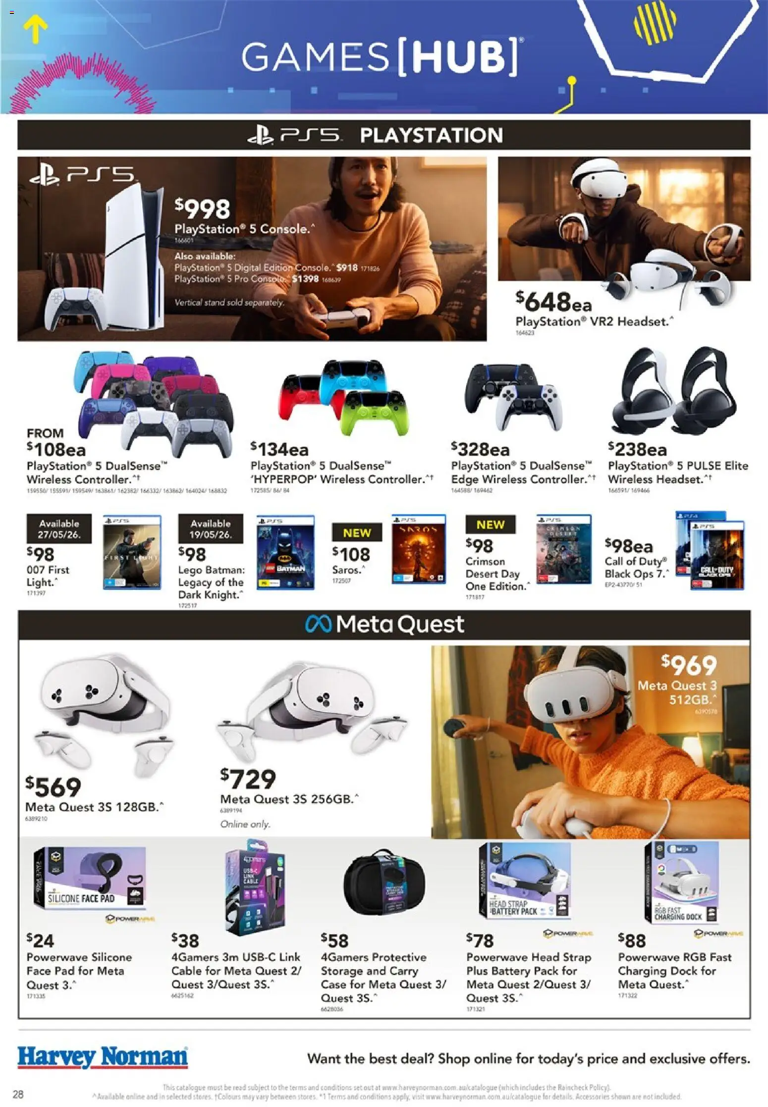 Harvey Norman catalogue - valid from 19.05.2026 | Page: 28 | Products: Controller, Cable, Playstation, Case