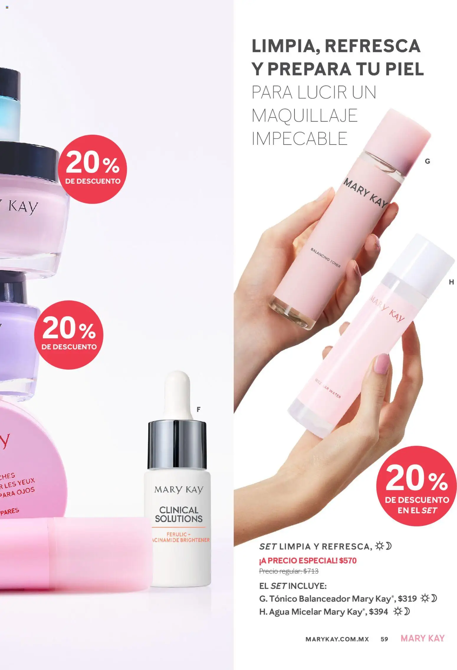 Nuevas ofertas de Mary Kay válidas en toda la República Mexicana desde el 01.05.2026. ¡Encuentra las mejores ofertas en Catálogo Mary Kay Mayo Junio 2026! | Página: 59