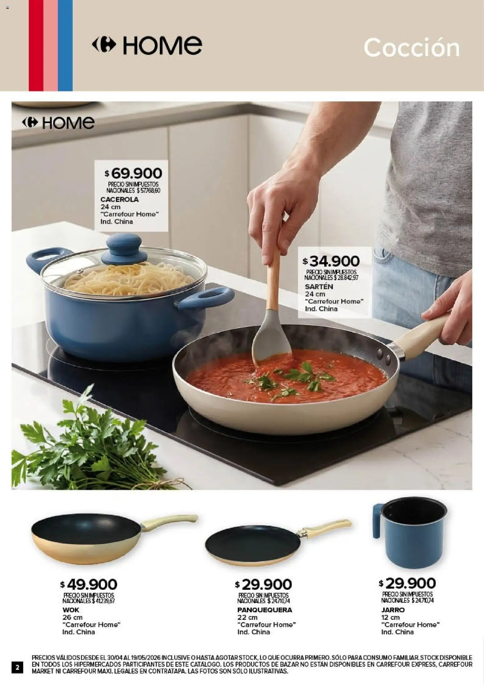 Carrefour - Deco Hogar  │ válido desde el 30.04.2026 | Página: 2 | Productos: Sartén