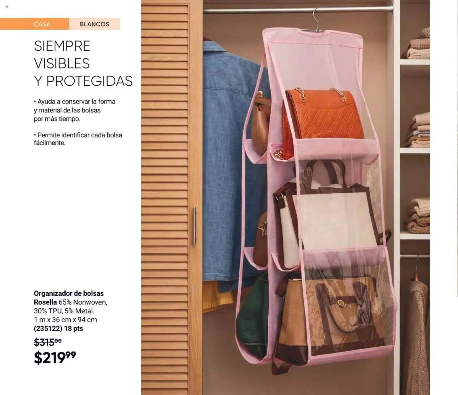 Nuevas ofertas de AVON válidas en toda la República Mexicana desde el 20/08/2026. ¡Encuentra las mejores ofertas en AVON Casa & Estilo 12 2026! | Página: 80 | Productos: Bolsa, Organizador