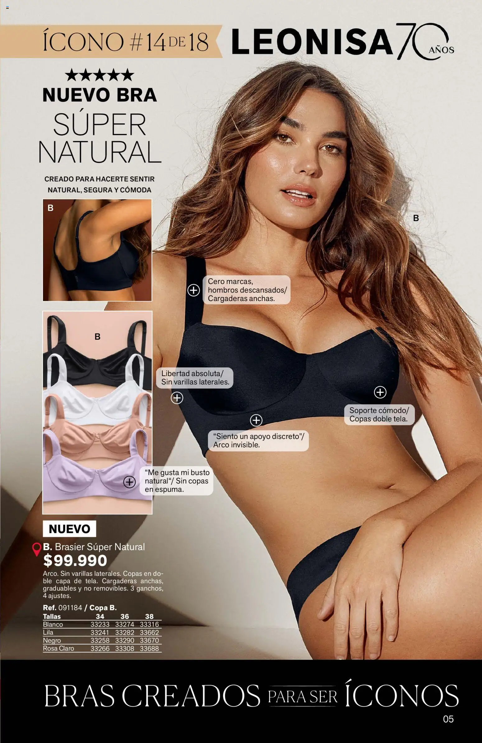 Leonisa revista - valida desde el 11/09/2026 | Página: 5 | Productos: Brasier, Cómoda