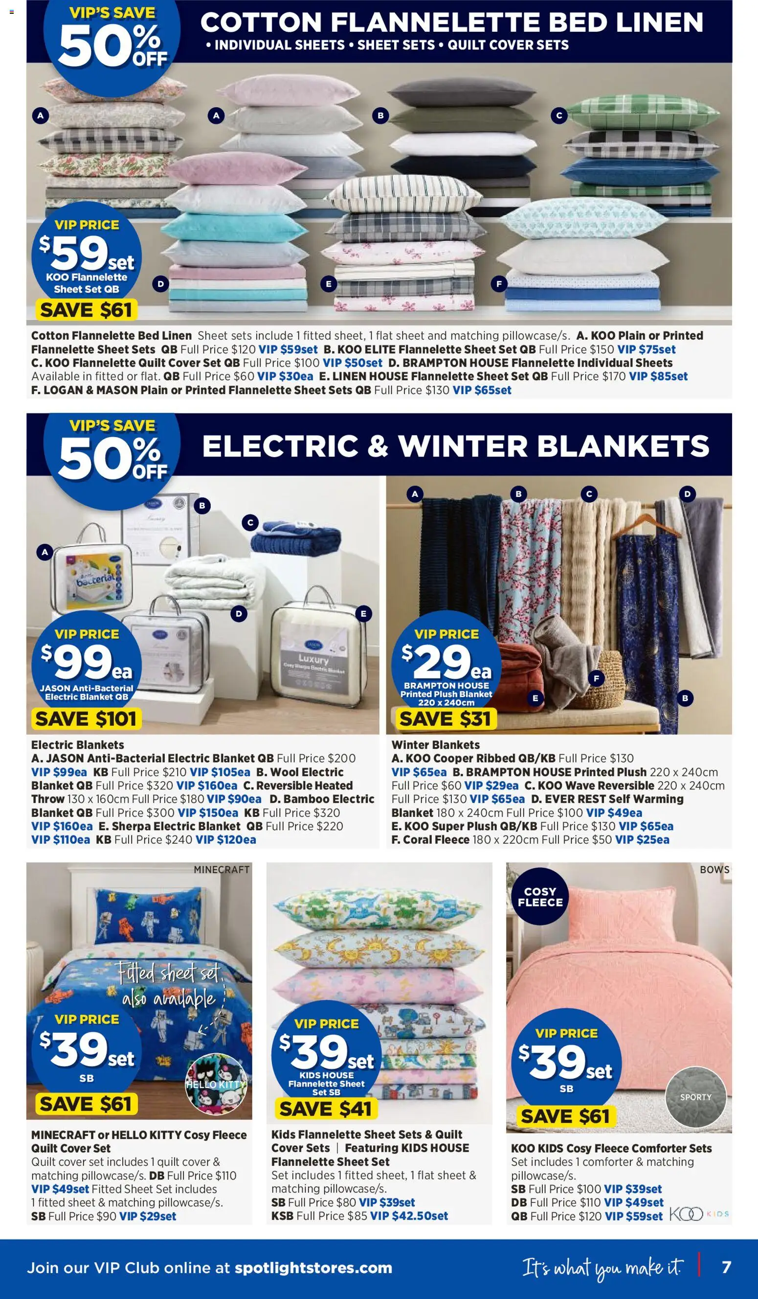 Spotlight catalogue - valid from 03.06.2026 | Page: 7 | Products: Linen, Bed, Blanket