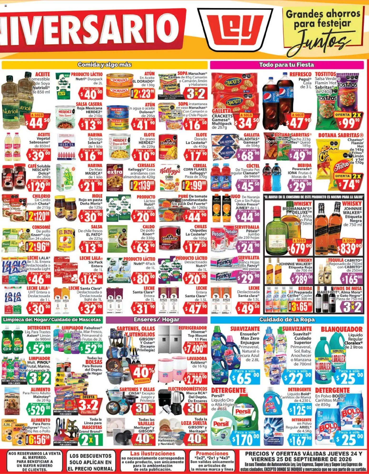 Nuevas ofertas de Casa Ley válidas en toda la República Mexicana desde el 24/09/2026. ¡Encuentra las mejores ofertas en Casa Ley folleto Autoservicio Los Cabos! | Página: 4