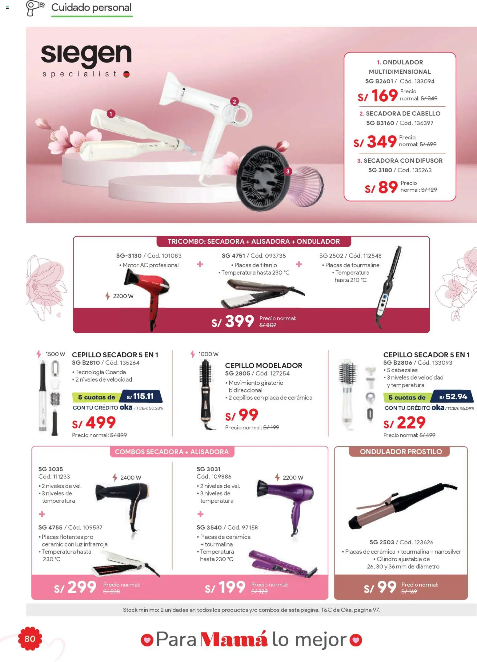 Catálogo Hiraoka válido desde 25.04.2026 | Página: 80 | Productos: Secadora