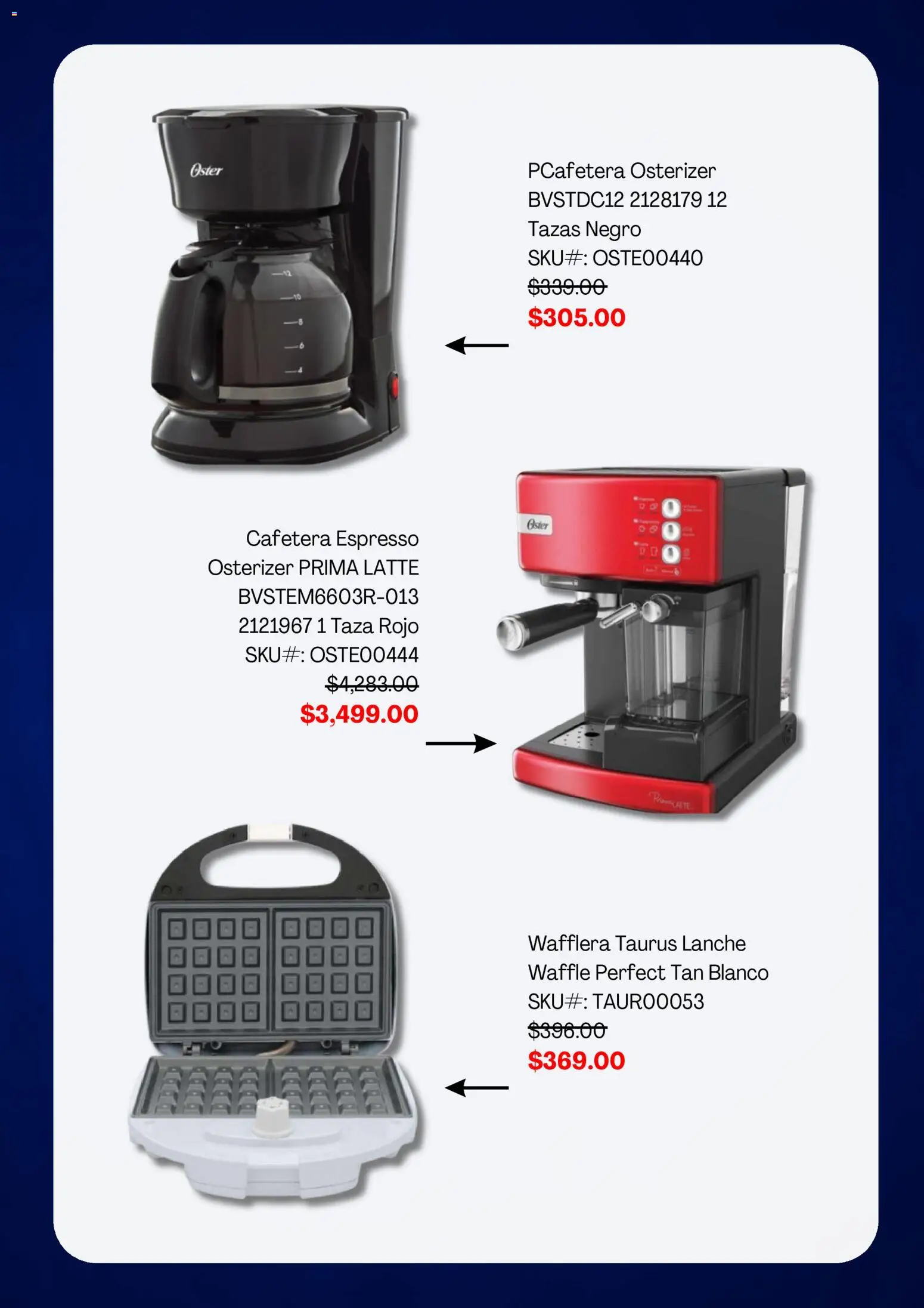 Nuevas ofertas de Muebles America válidas en toda la República Mexicana desde el 01.04.2026. ¡Encuentra las mejores ofertas en Muebles America catálogo! | Página: 4 | Productos: Taza, Cafetera