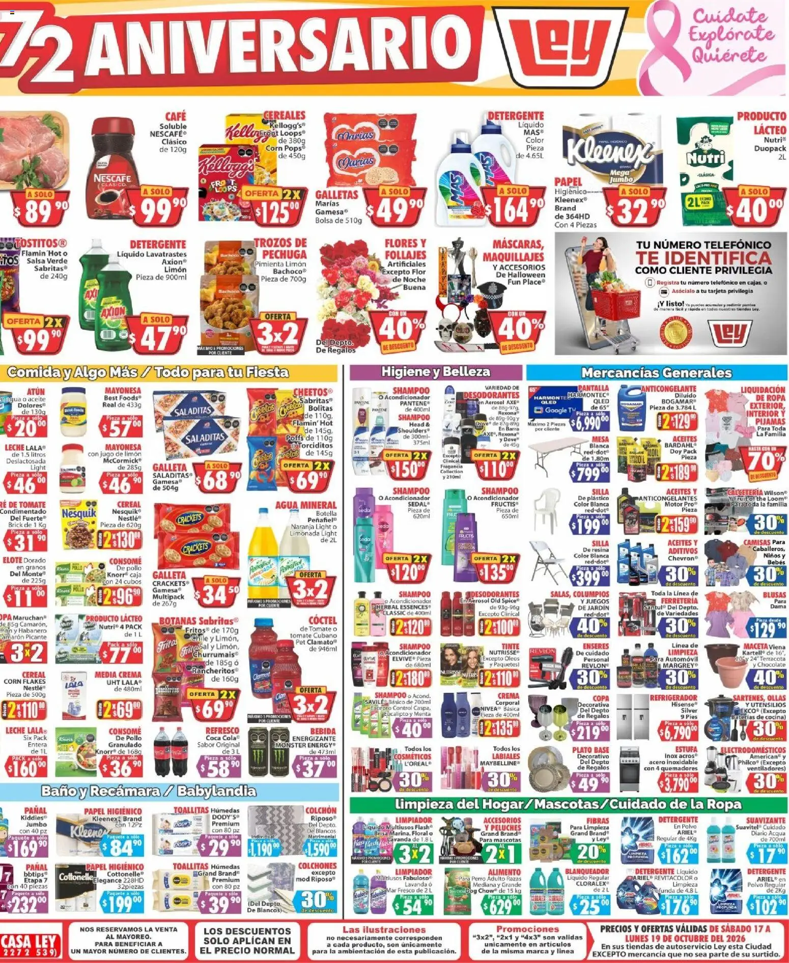 Nuevas ofertas de Casa Ley válidas en toda la República Mexicana desde el 17/10/2026. ¡Encuentra las mejores ofertas en Casa Ley folleto Autoservicio! | Página: 3