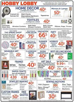 Preview of Hobby Lobby weekly ads valid from 01.06.2026