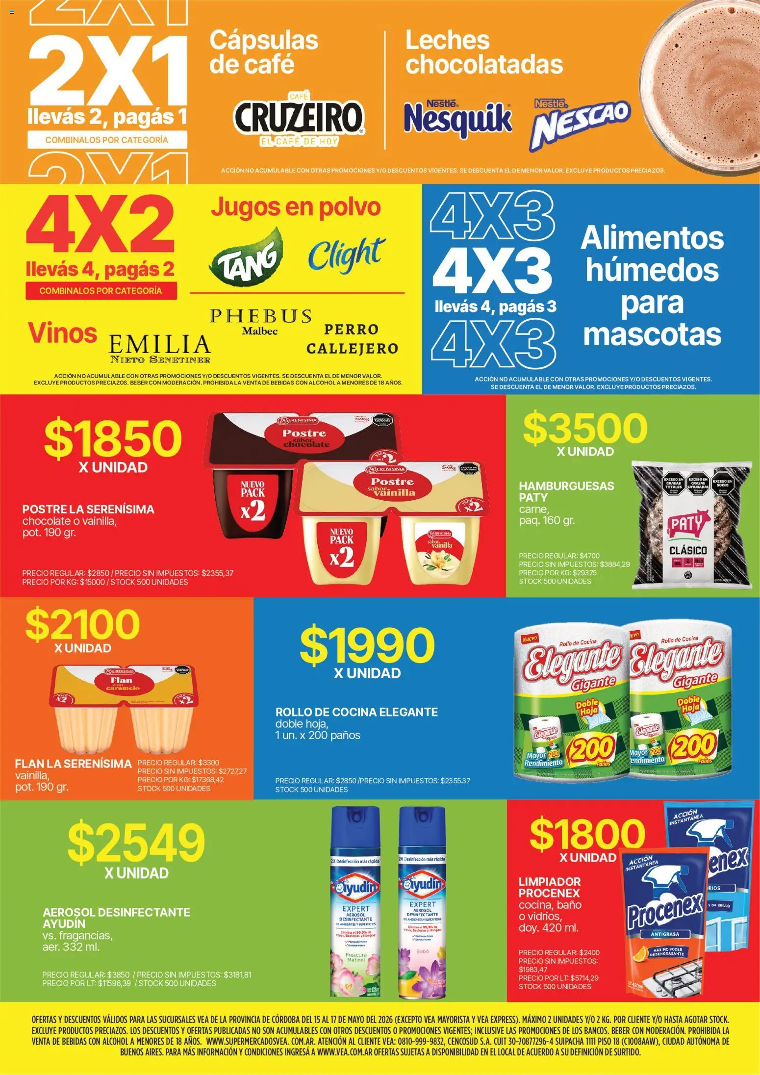 Vea - Ofertas fin de semana | Córdoba │ válido desde el 15.05.2026 | Página: 5 | Productos: Antigrasa, Cocina, Brillo, Limpiador