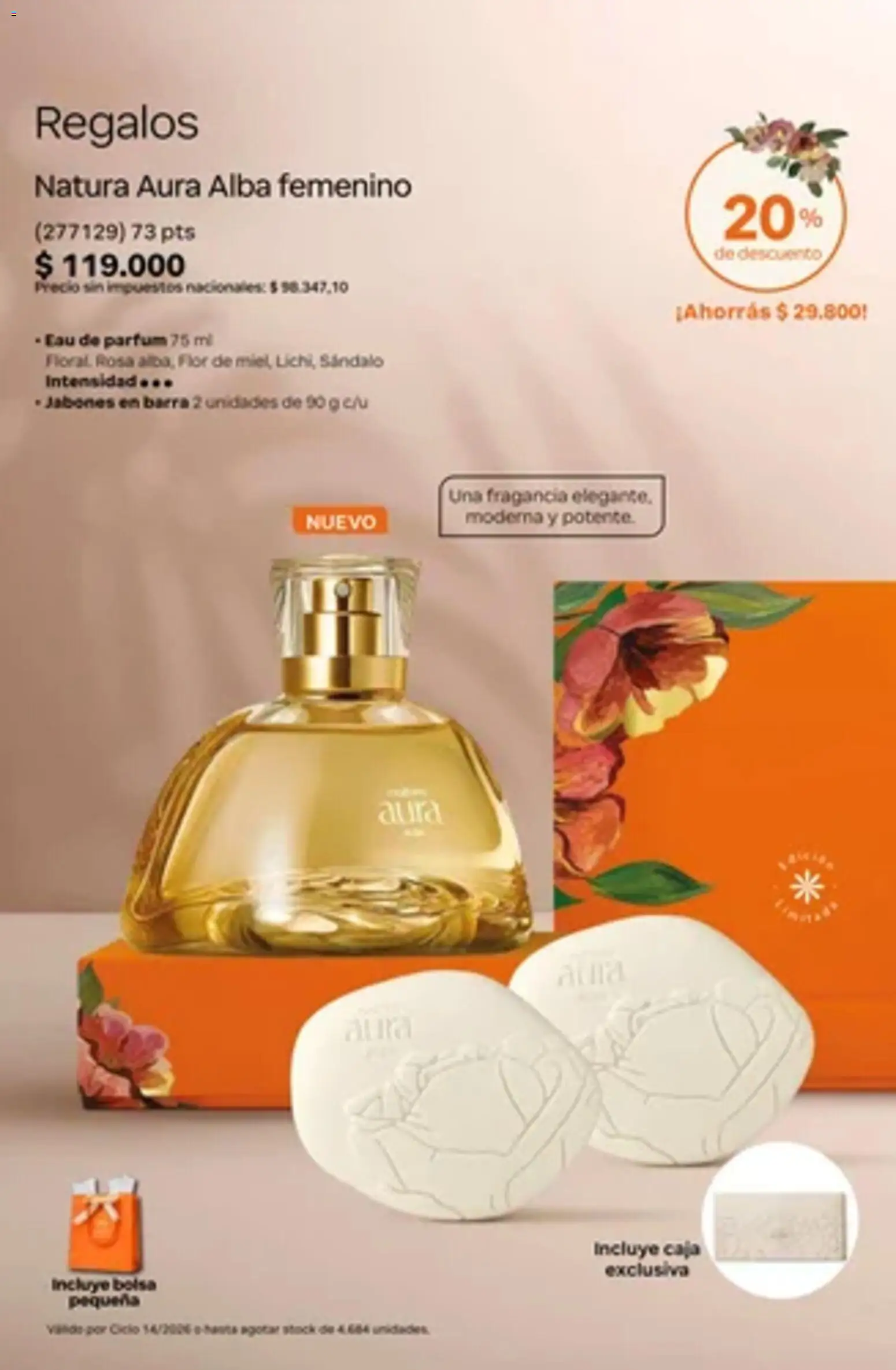 Catálogo Natura Ciclo 14 │ válido desde el 01/10/2026 | Página: 7 | Productos: Bolsa, Caja, Fragancia