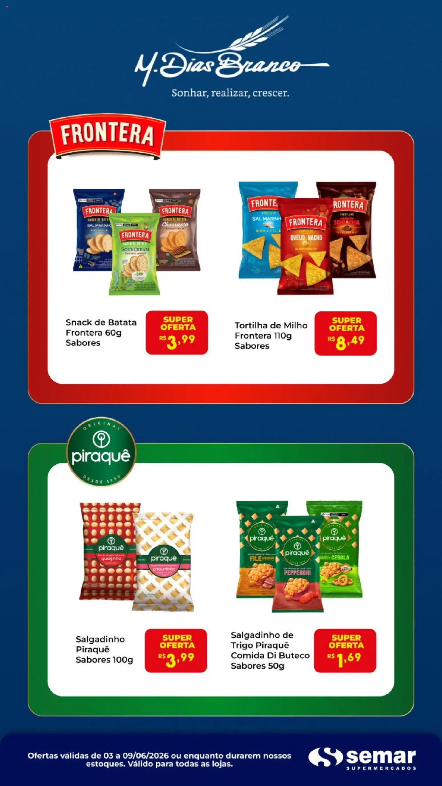 Semar Supermercado Folheto - válido de 03.06.2026 | Página: 2 | Produtos: Cebola, Batata, Sal