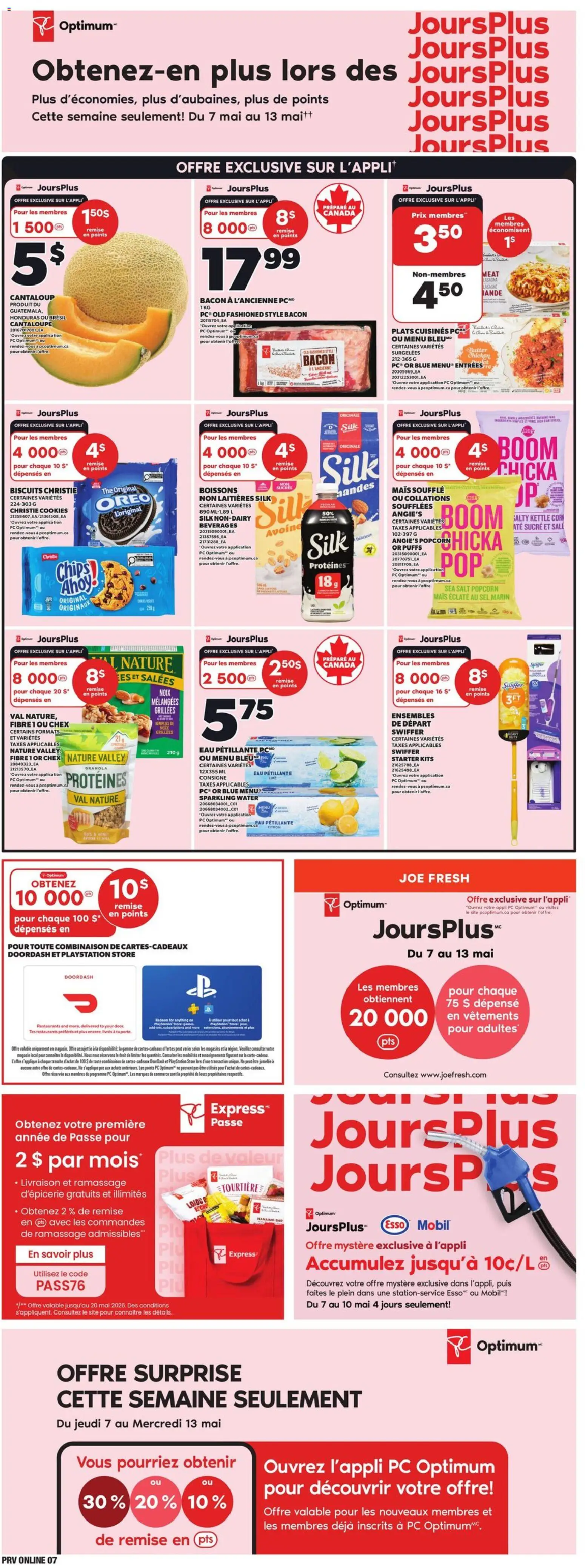 Provigo flyer valid from 07.05.2026 | Page: 8 | Products: Chips, Cookies, PC, Kettle
