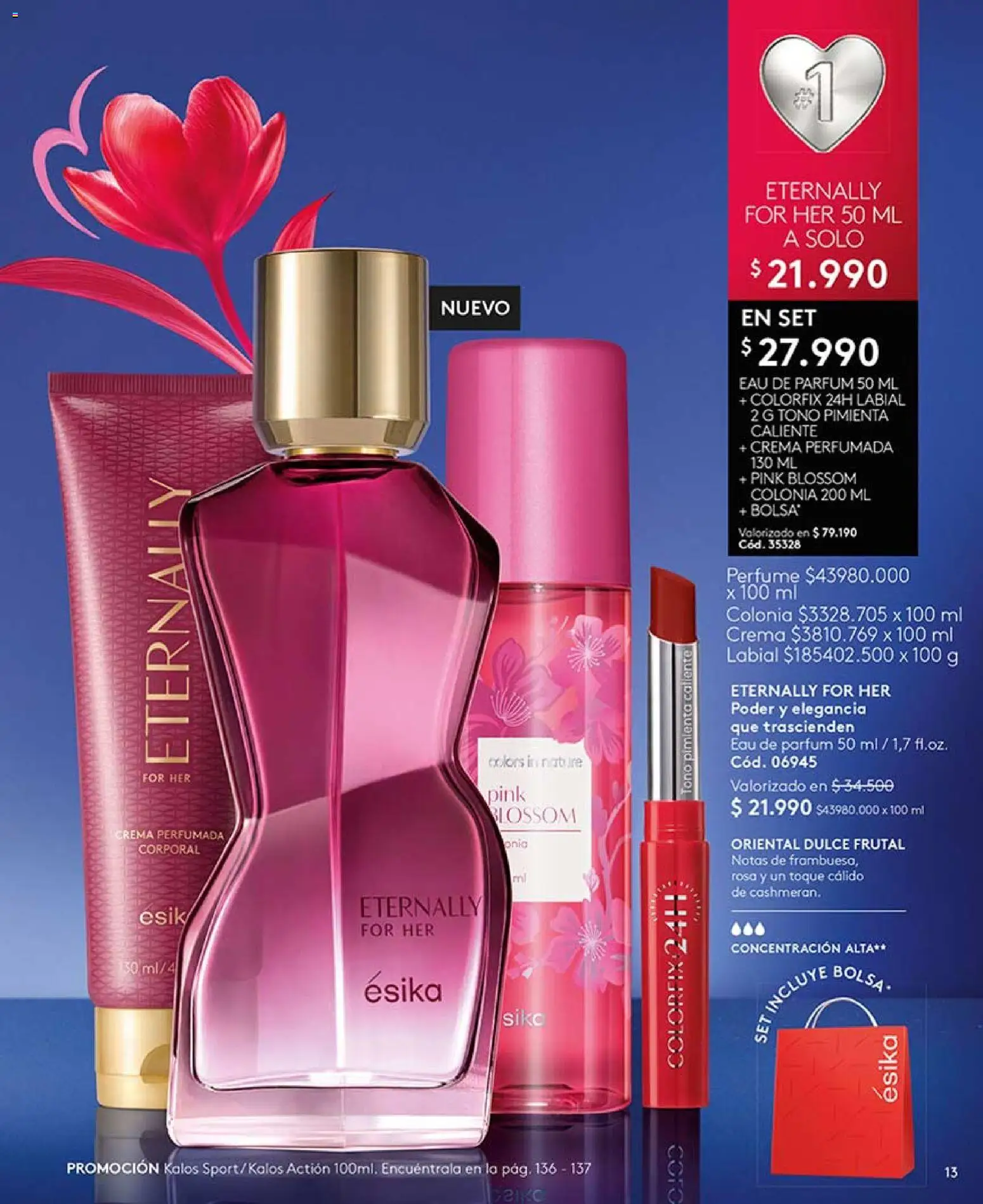 Catálogo Ésika Campaña 6 │ válido desde el 01.04.2026 | Página: 13 | Productos: Pimienta, Perfume, Labial, Crema