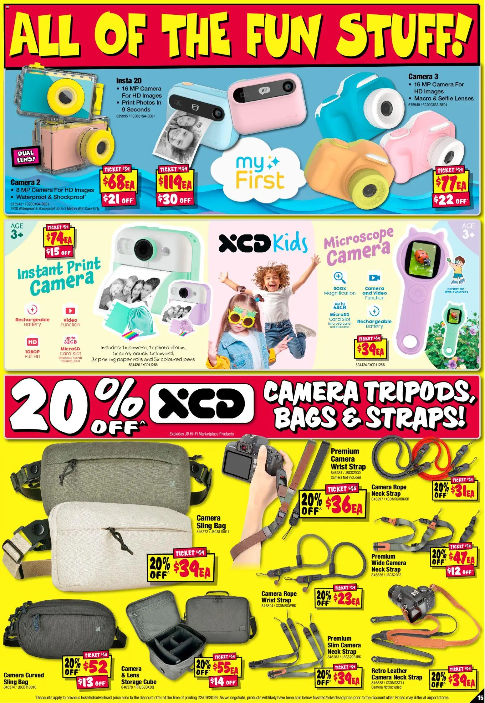JB Hi-Fi catalogue - valid from 01/10/2026 | Page: 15 | Products: Battery, Camera, Bag, Video