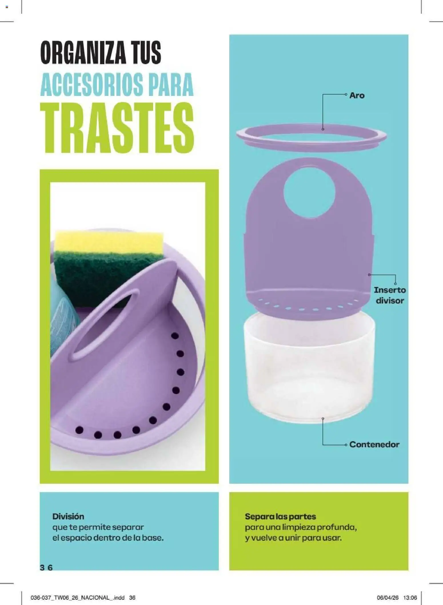 Nuevas ofertas de Tupperware válidas en toda la República Mexicana desde el 18/05/2026. ¡Encuentra las mejores ofertas en Tupperware catálogo! | Página: 36 | Productos: Contenedor, Té