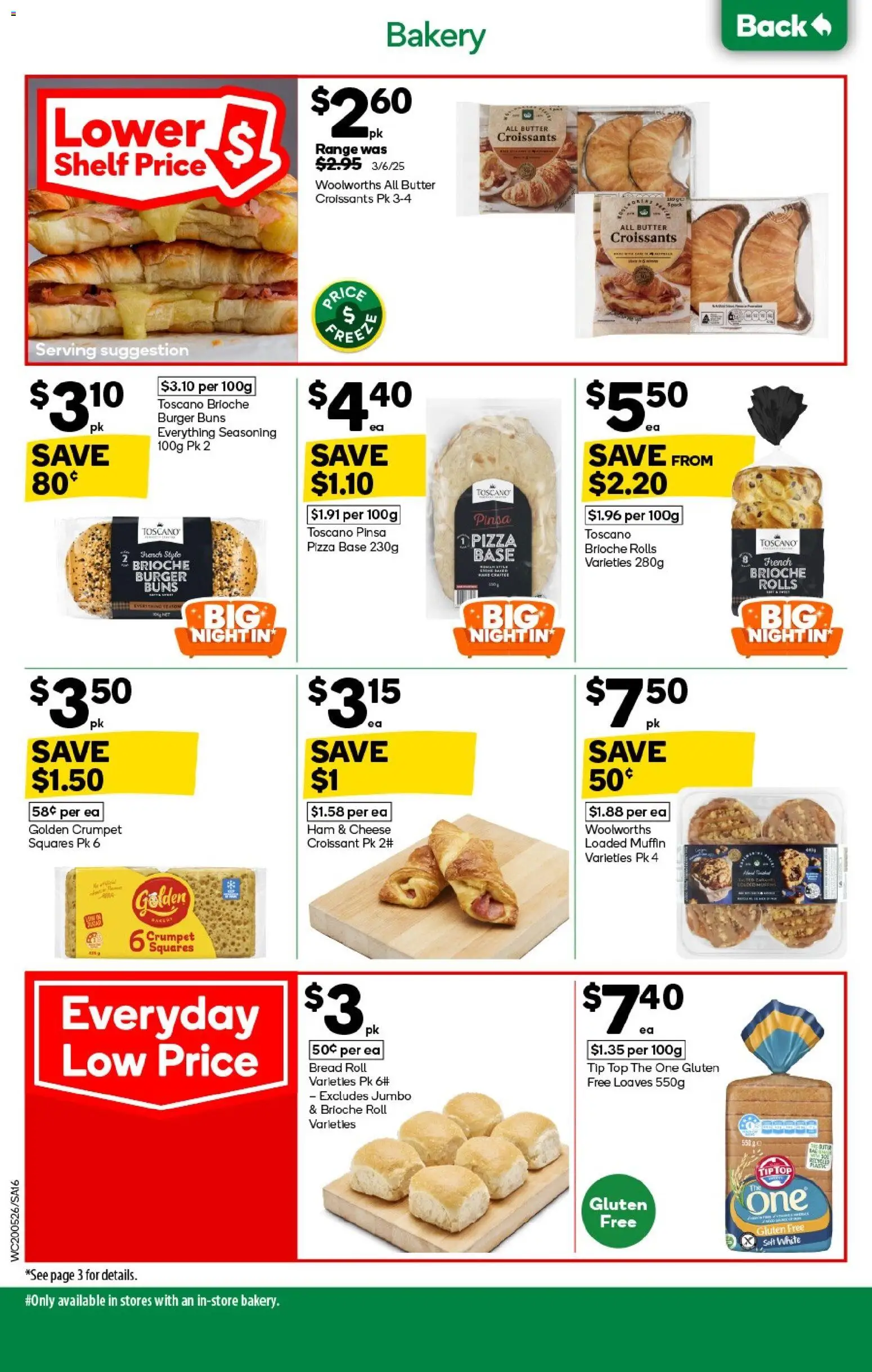 Woolworths catalogue - valid from 20.05.2026 | Page: 16 | Products: Shelf, Cheese, Bread, Muffins