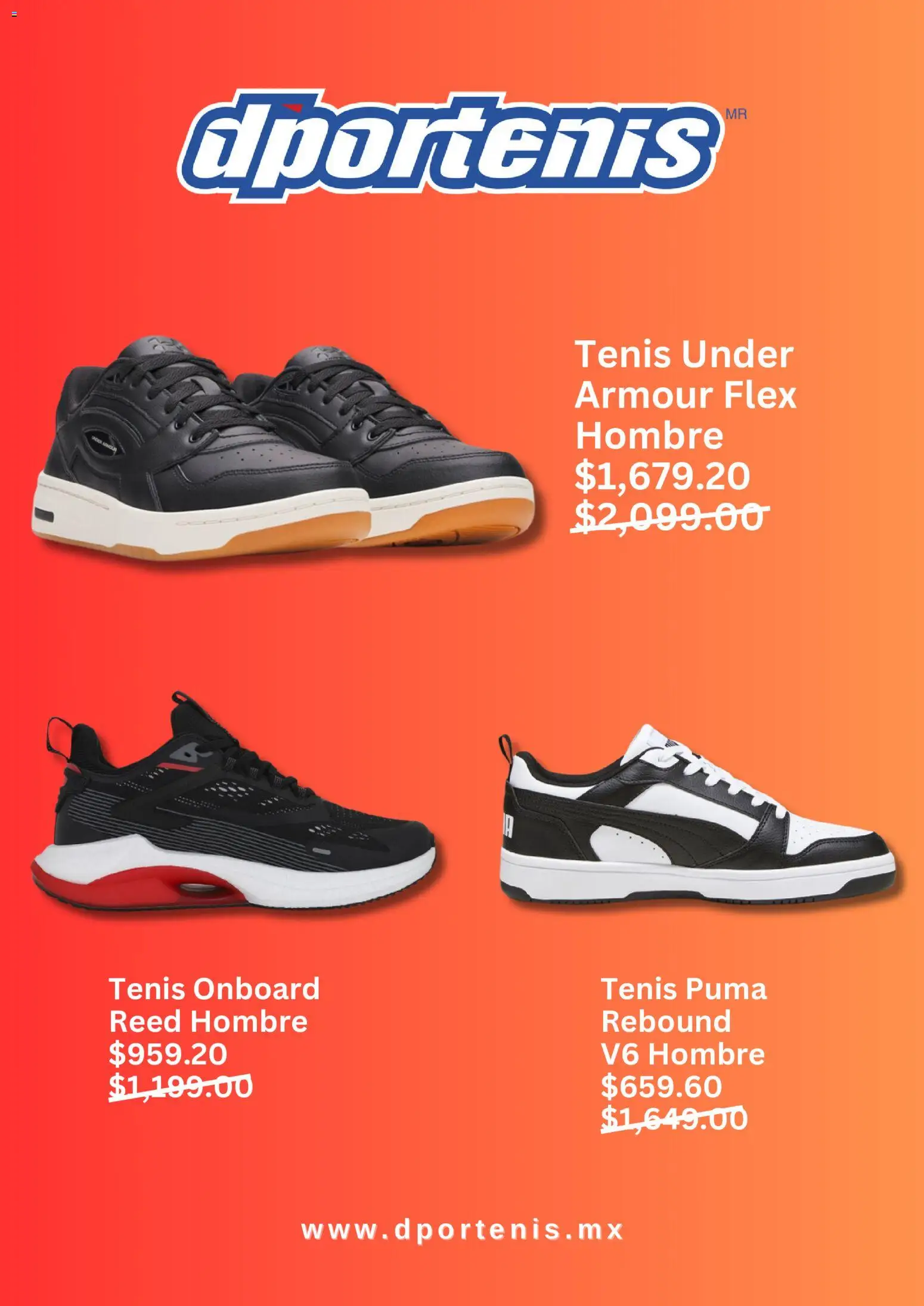 Nuevas ofertas de Dportenis válidas en toda la República Mexicana desde el 18.05.2026. ¡Encuentra las mejores ofertas en Dportenis Hot Week! | Página: 3 | Productos: Tenis