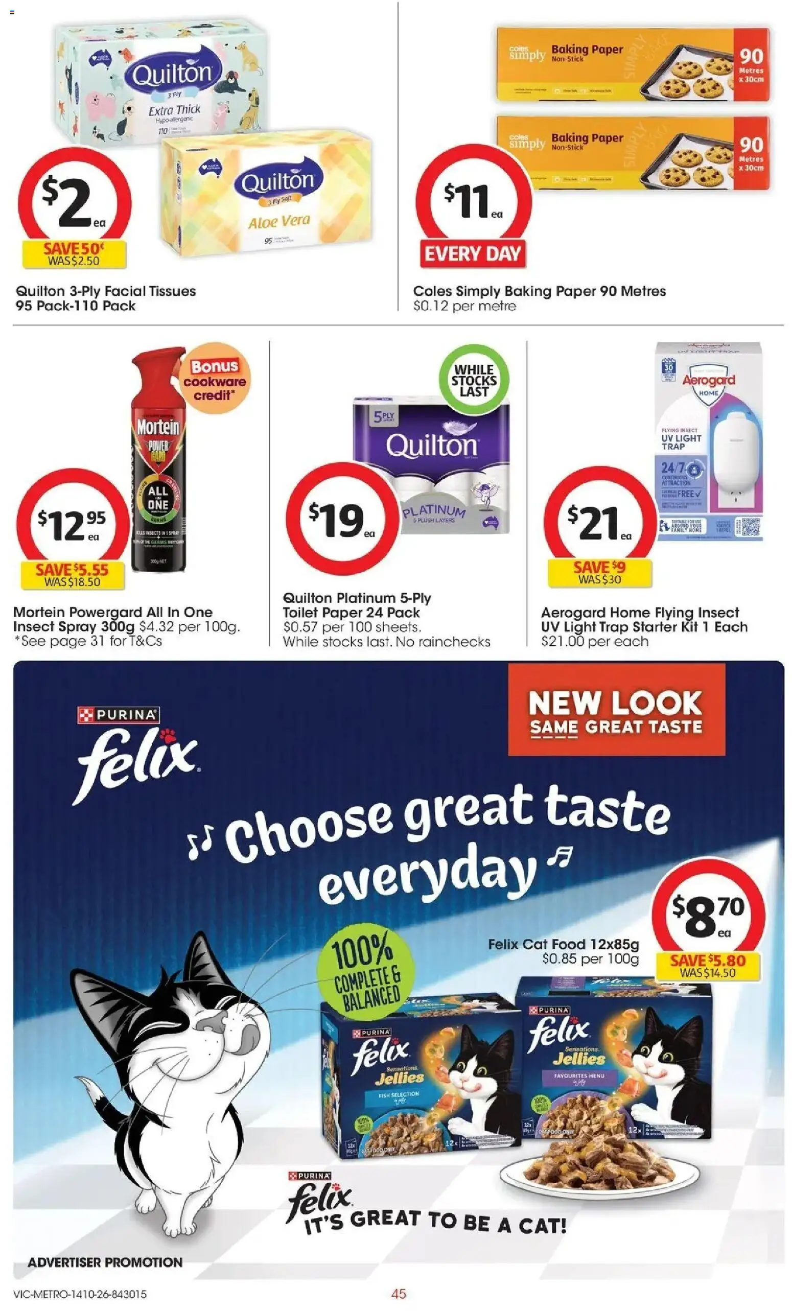 ﻿Coles catalogue valid from 14/10/2026 > Online Australia | Page: 45