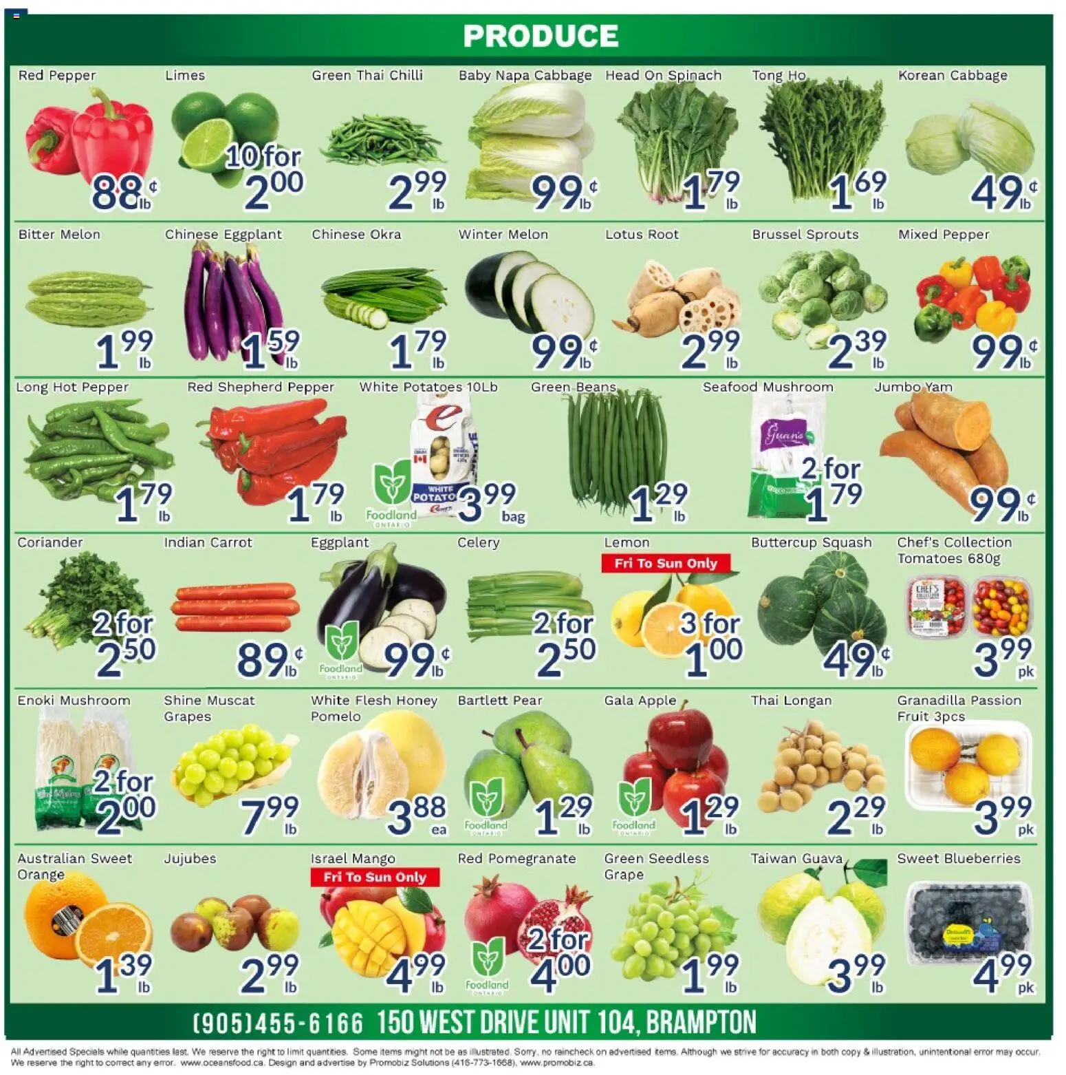 Oceans flyer valid from Sep 18, 2026 | Page: 3 | Products: Cabbage, Meat, Dumpling, Pork