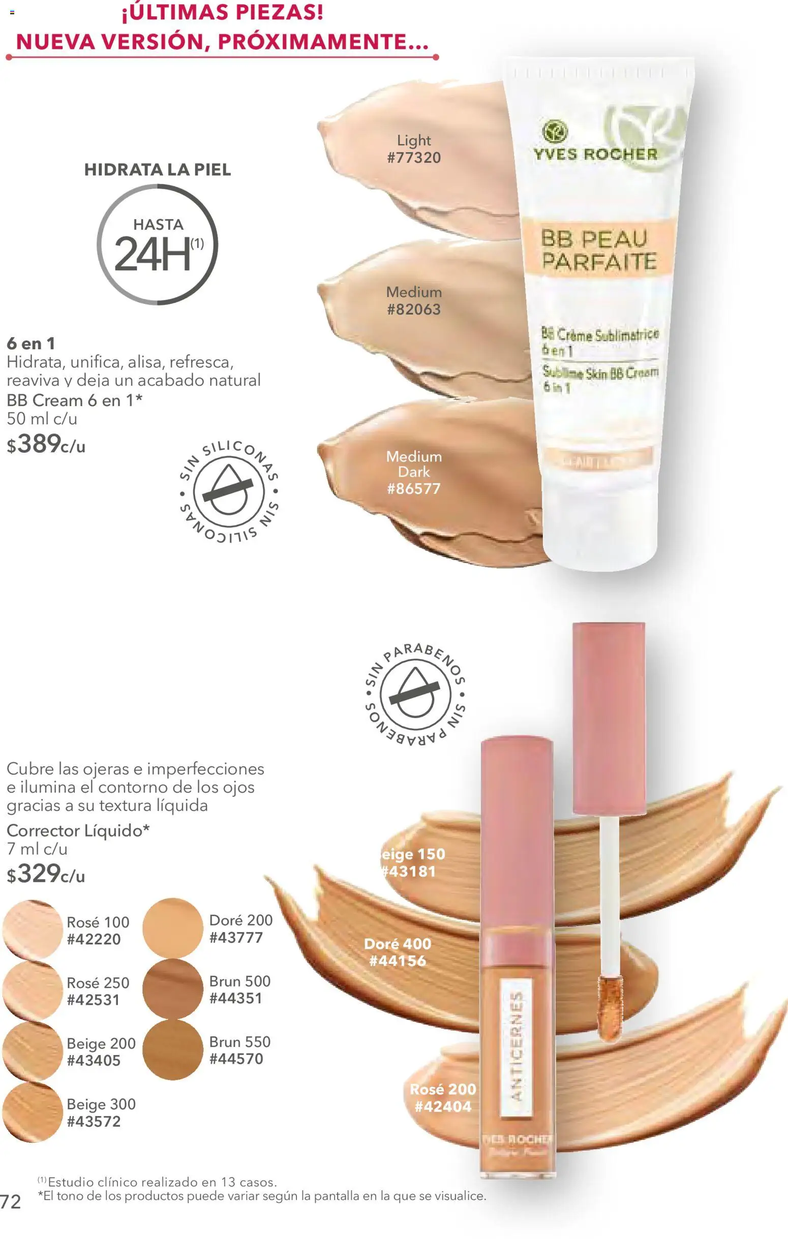 Nuevas ofertas de Yves Rocher válidas en toda la República Mexicana desde el 12.05.2026. ¡Encuentra las mejores ofertas en Yves Rocher campaña 7 2026! | Página: 74 | Productos: Contorno, Corrector