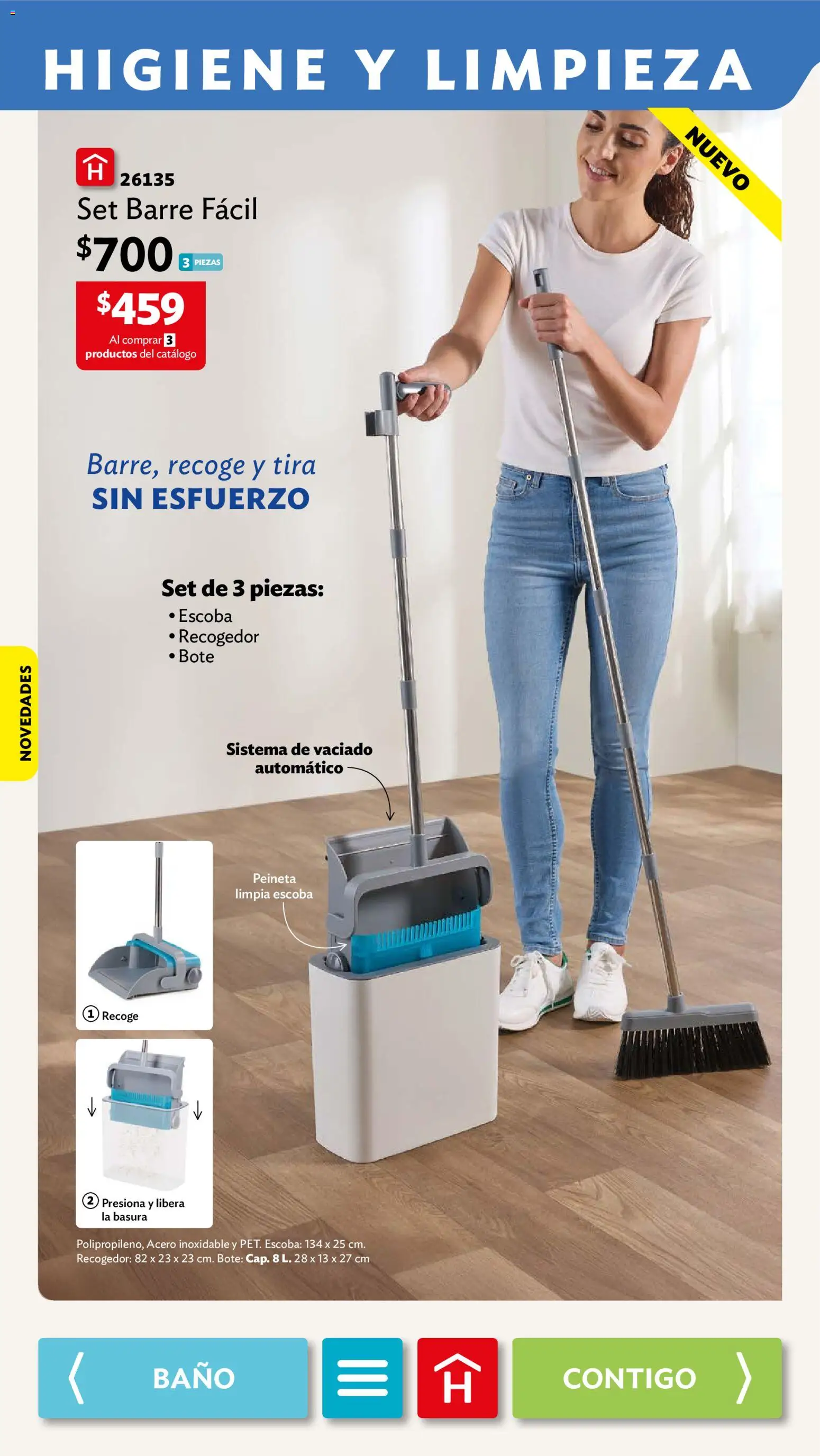 Nuevas ofertas de Betterware válidas en toda la República Mexicana desde el 29/06/2026. ¡Encuentra las mejores ofertas en Betterware campaña 7 2026! | Página: 81 | Productos: Escoba, Baño