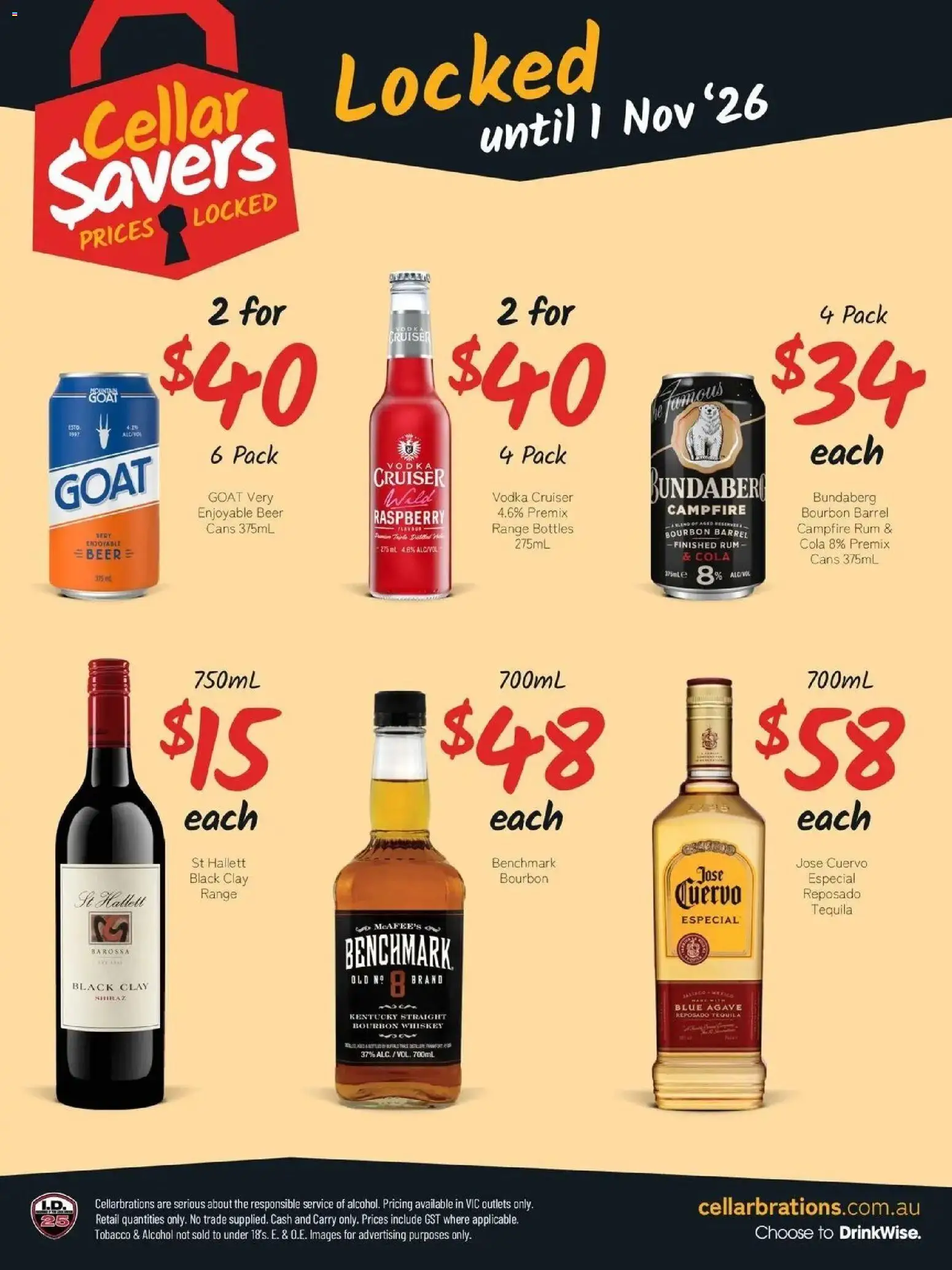 Cellarbrations catalogue - valid from 07/09/2026 | Page: 3 | Products: Tequila, Beer, Vodka, Raspberry