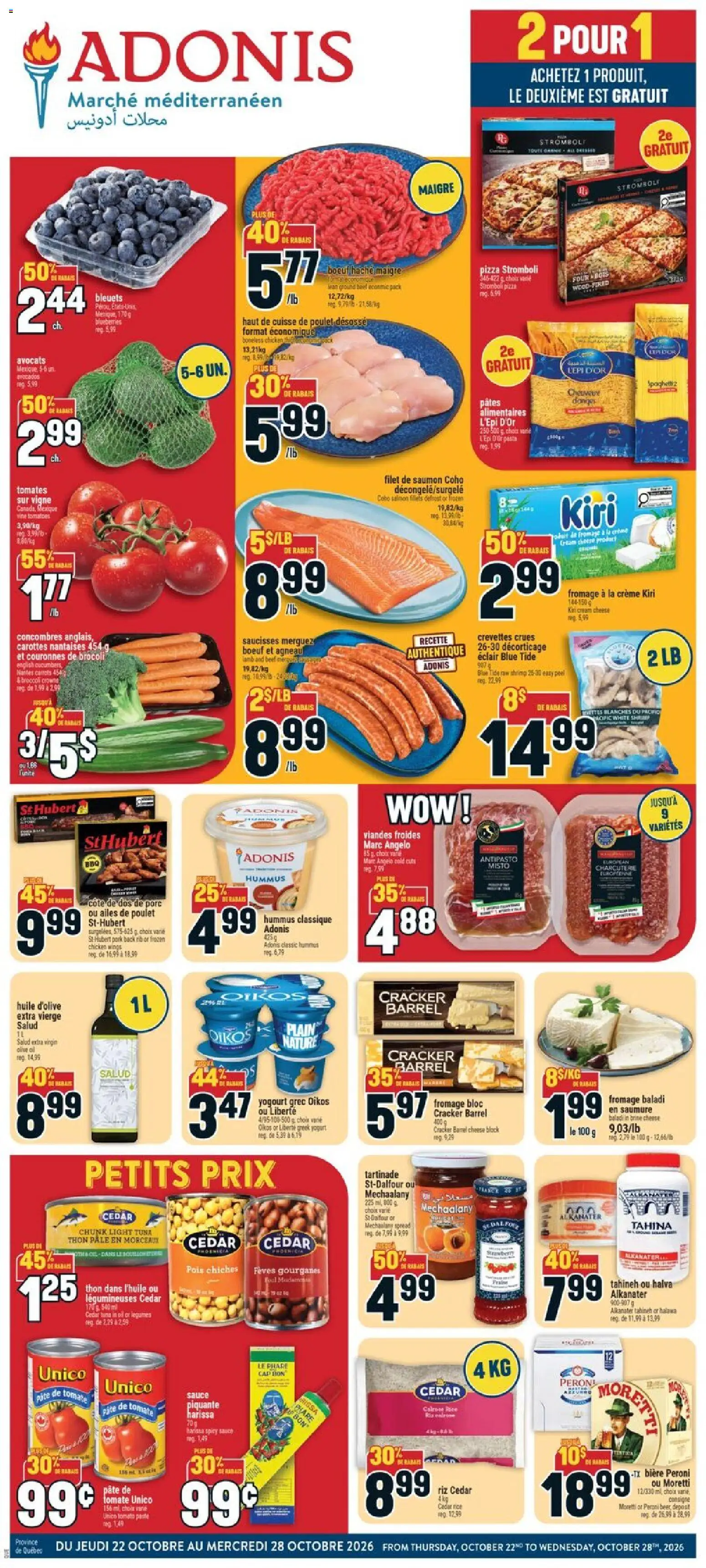 Adonis flyer valid from Oct 22, 2026 | Page: 1