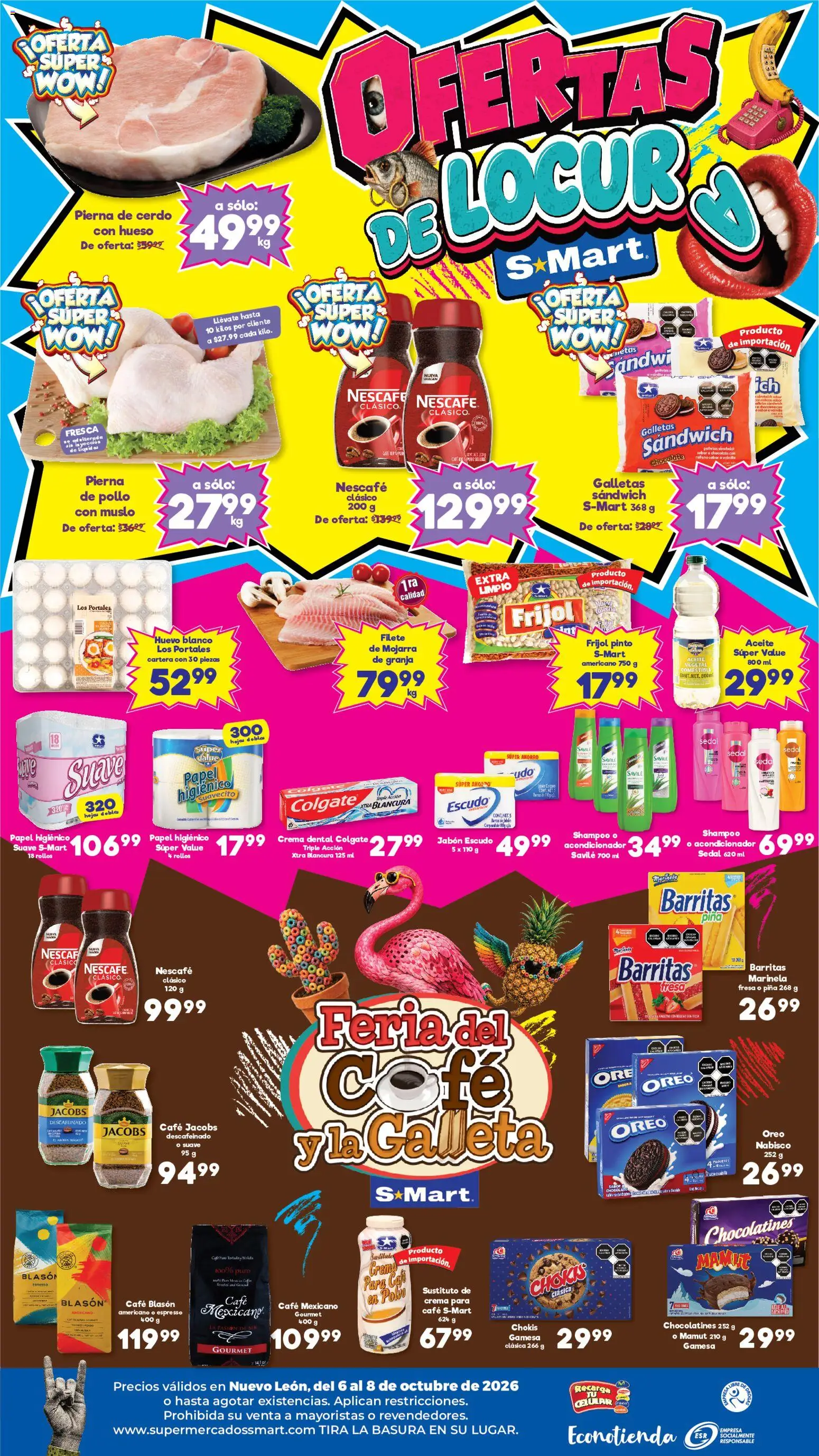 Nuevas ofertas de S-Mart válidas en toda la República Mexicana desde el 06/10/2026. ¡Encuentra las mejores ofertas en S-Mart folleto Monterrey! | Página: 2