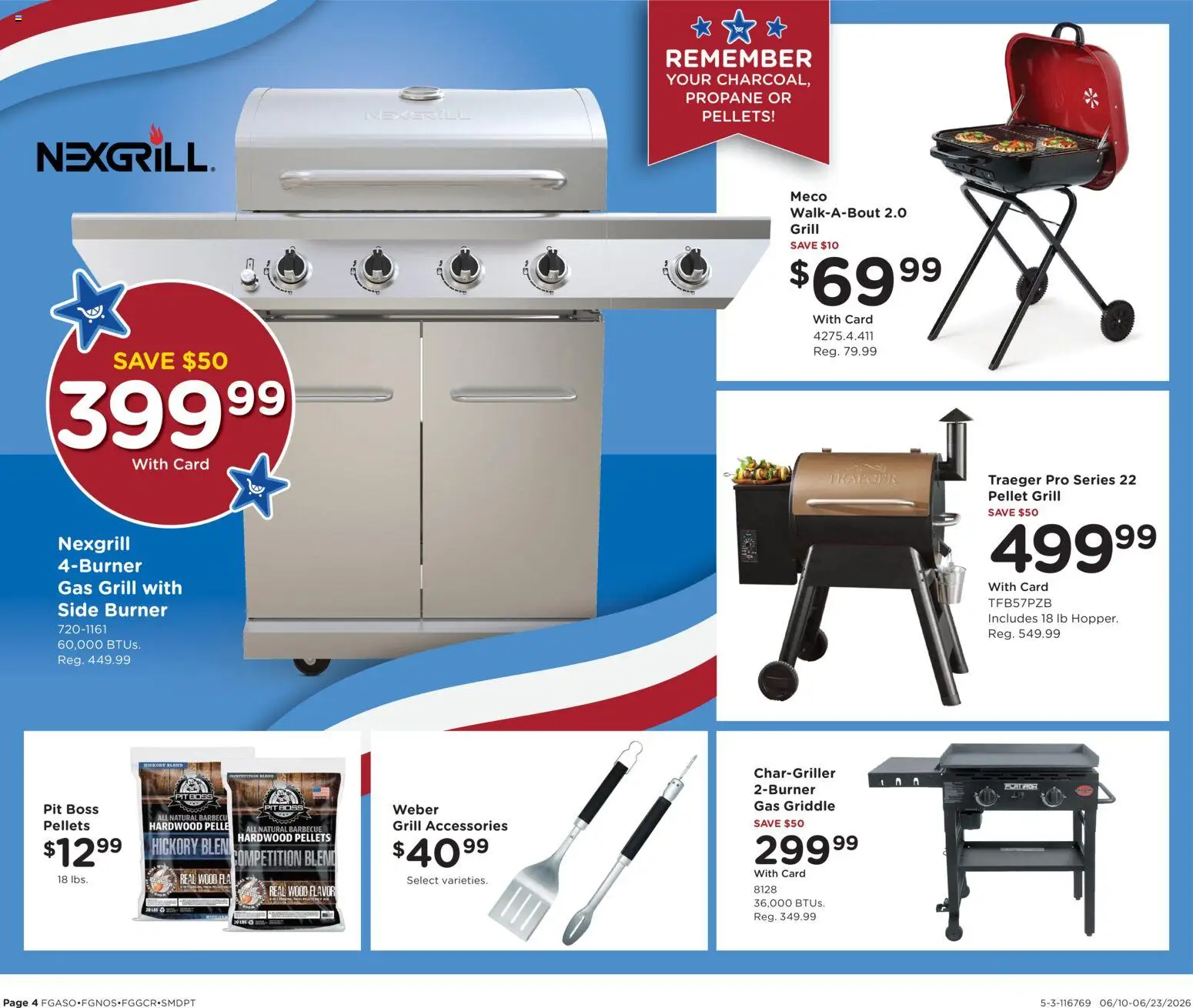 Fred Meyer Home & Apparel - valid from 10.06.2026 | Page: 4 | Products: Griddle, Grill