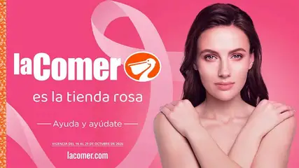 Vista previa de La Comer folleto es la tienda rosa, nuevo folleto de la tienda, válido en México a partir del 16/10/2026