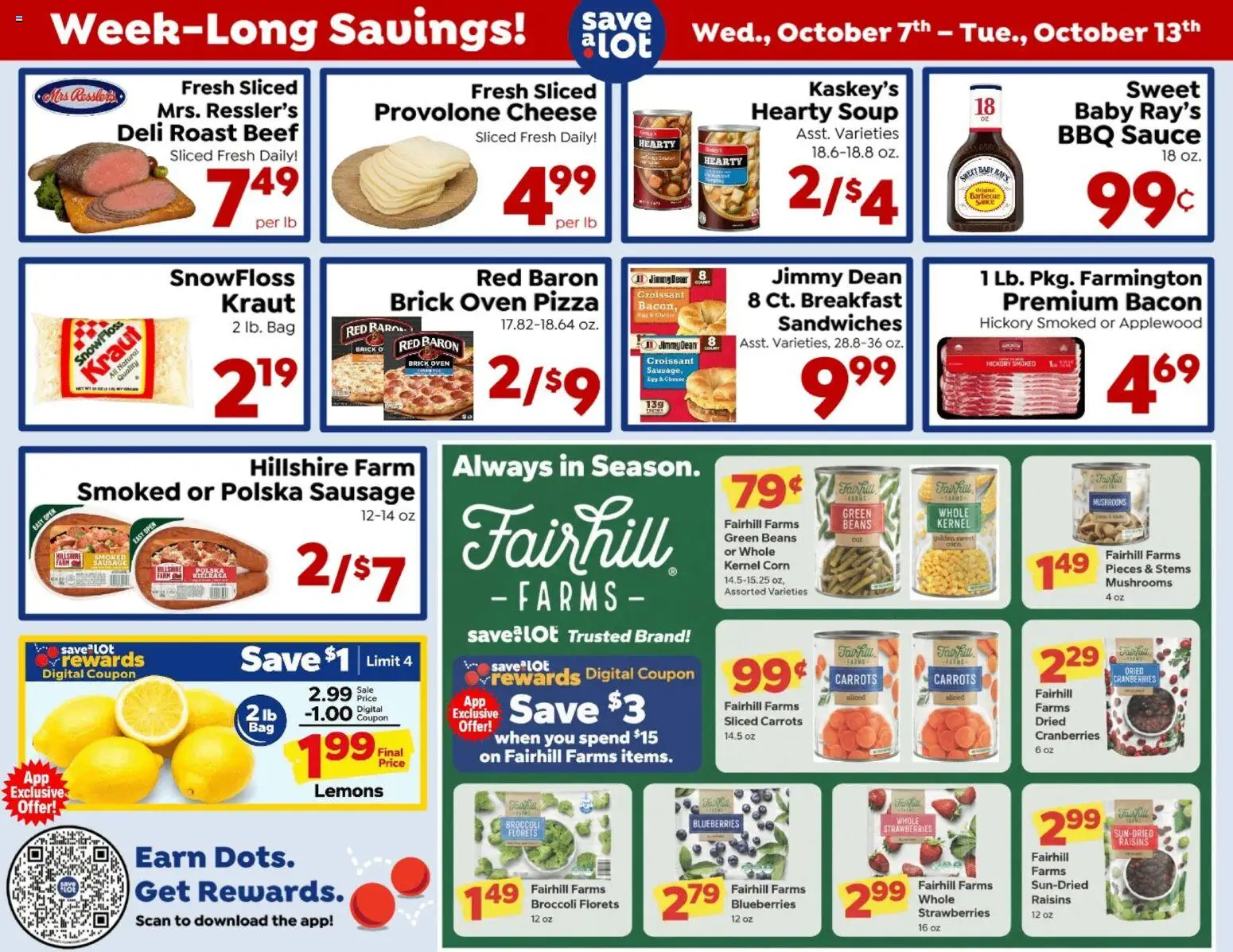 Save a Lot Ad - valid from 10/07/2026 | Page: 1