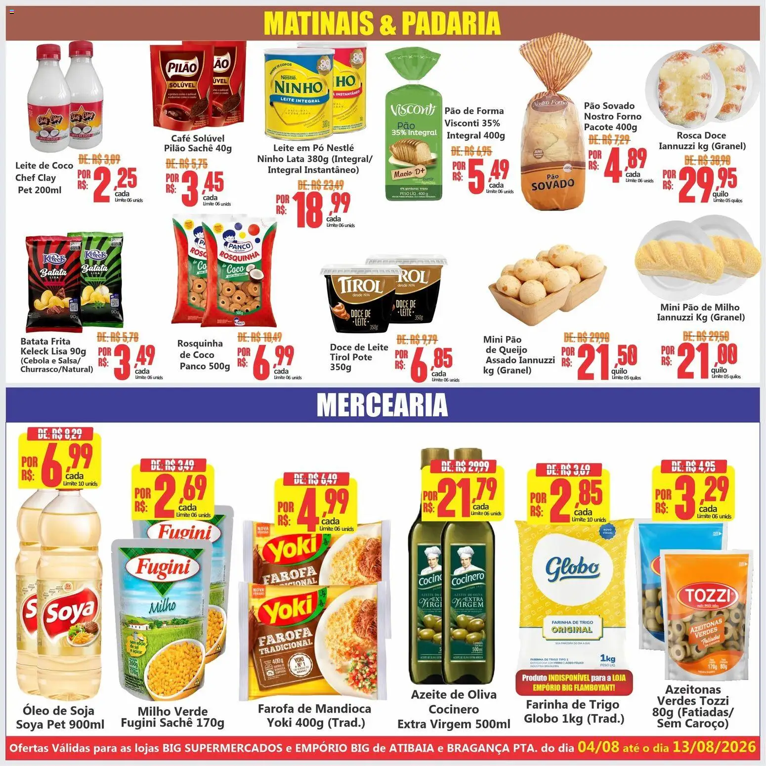 Big Supermercados Folheto - válido de 04/08/2026 | Página: 4