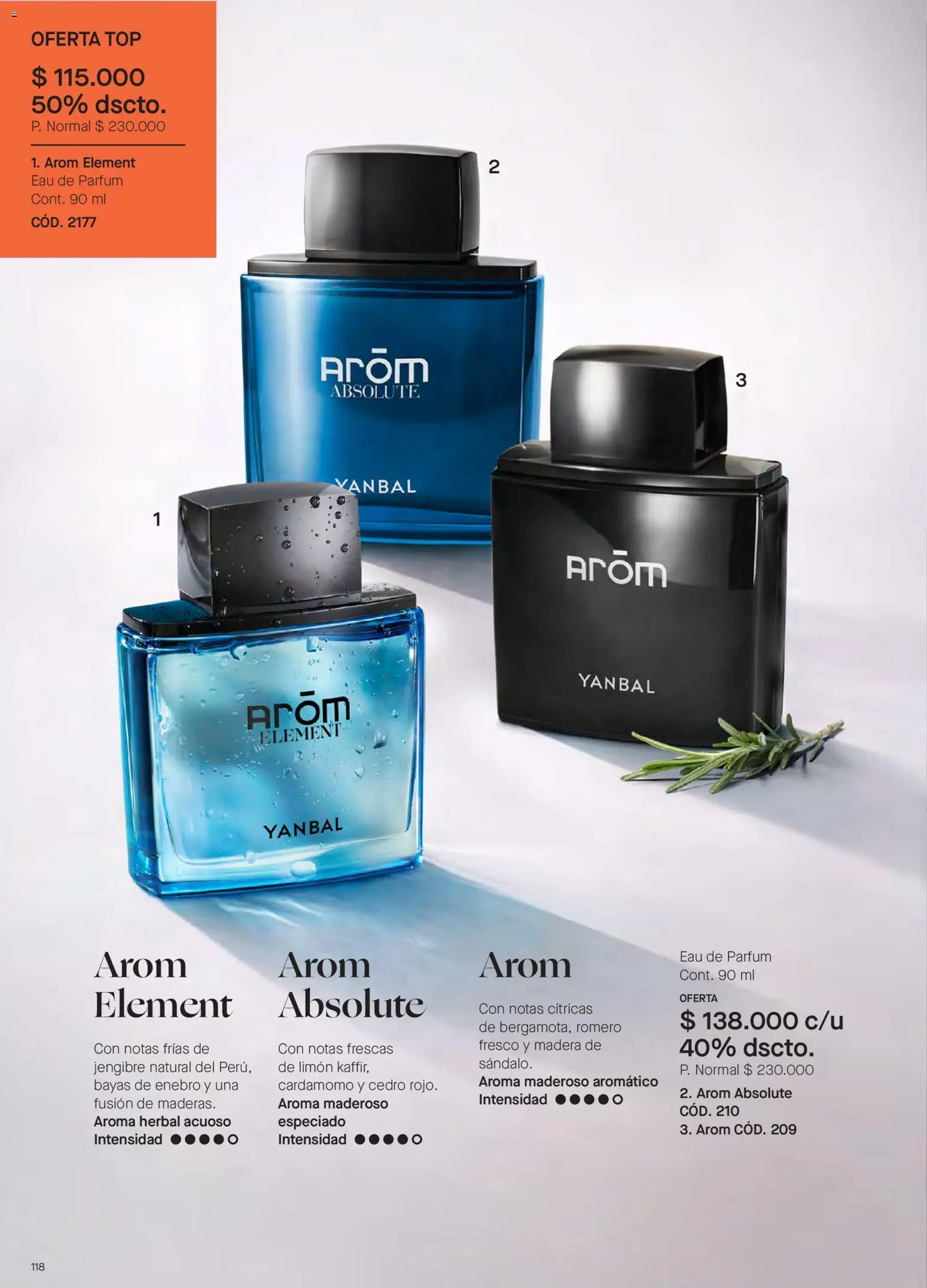 Yanbal revista - valida desde el 10/10/2026 | Página: 118 | Productos: Cardamomo, Jengibre, Limón, Top