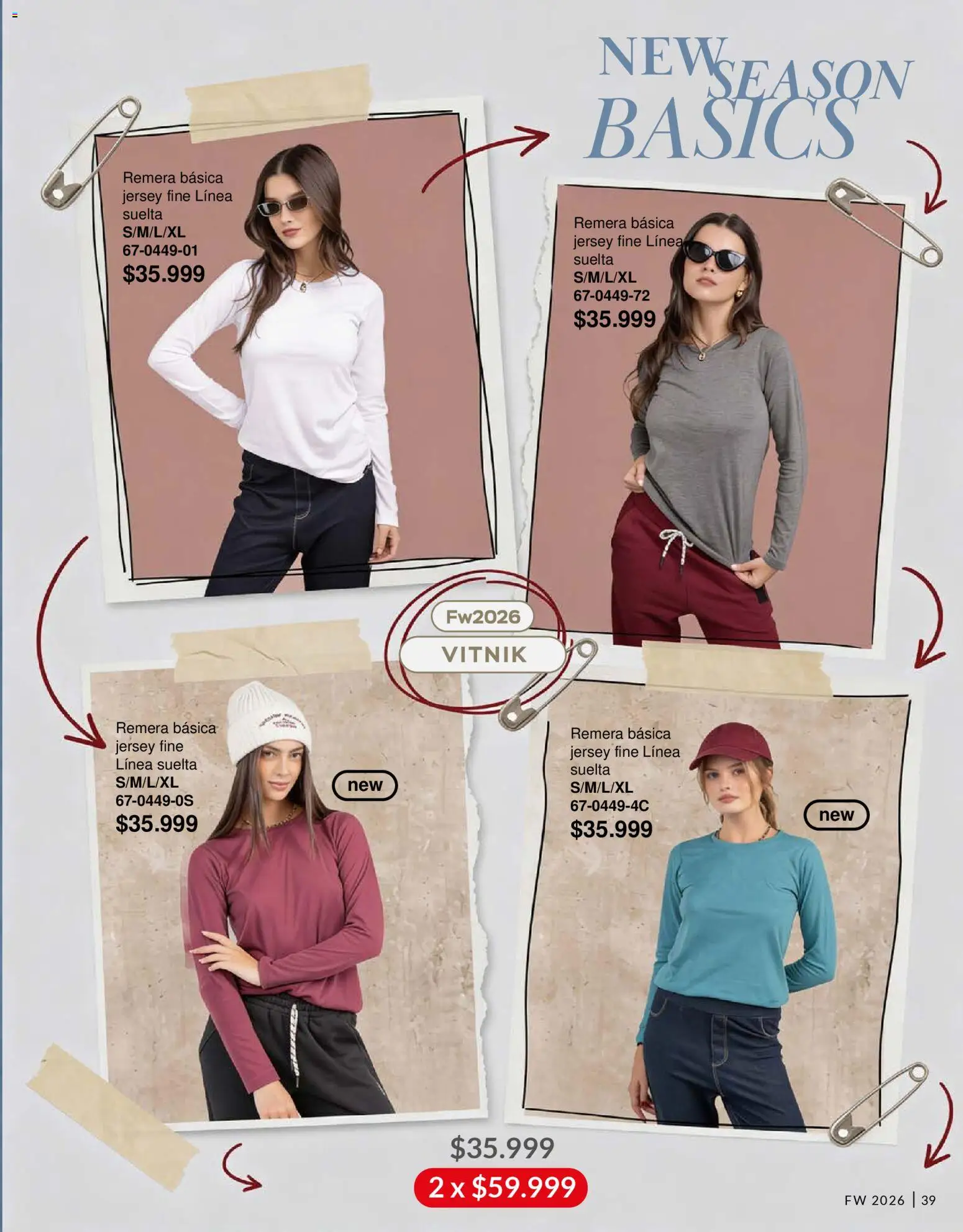 Vitnik - Mujer │ válido desde el 01/04/2026 | Página: 39 | Productos: Remera