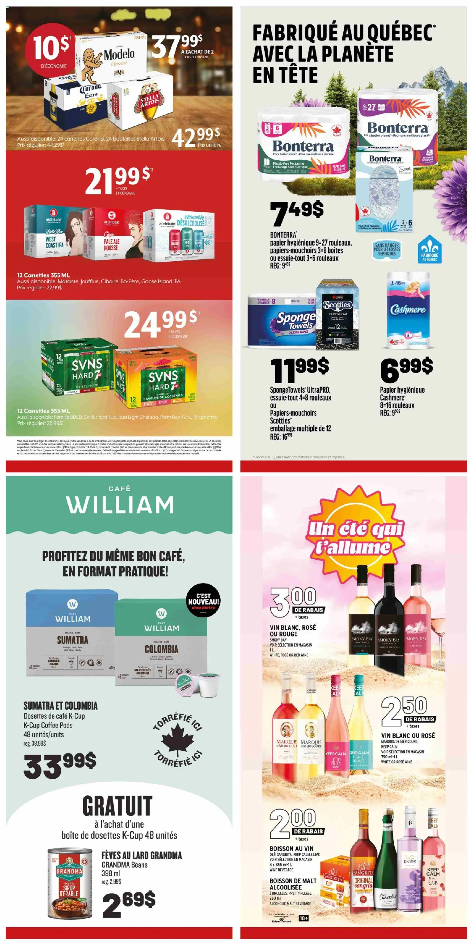Metro flyer valid from 16.04.2026 | Page: 20 | Products: Sponge, Coffee, Wine