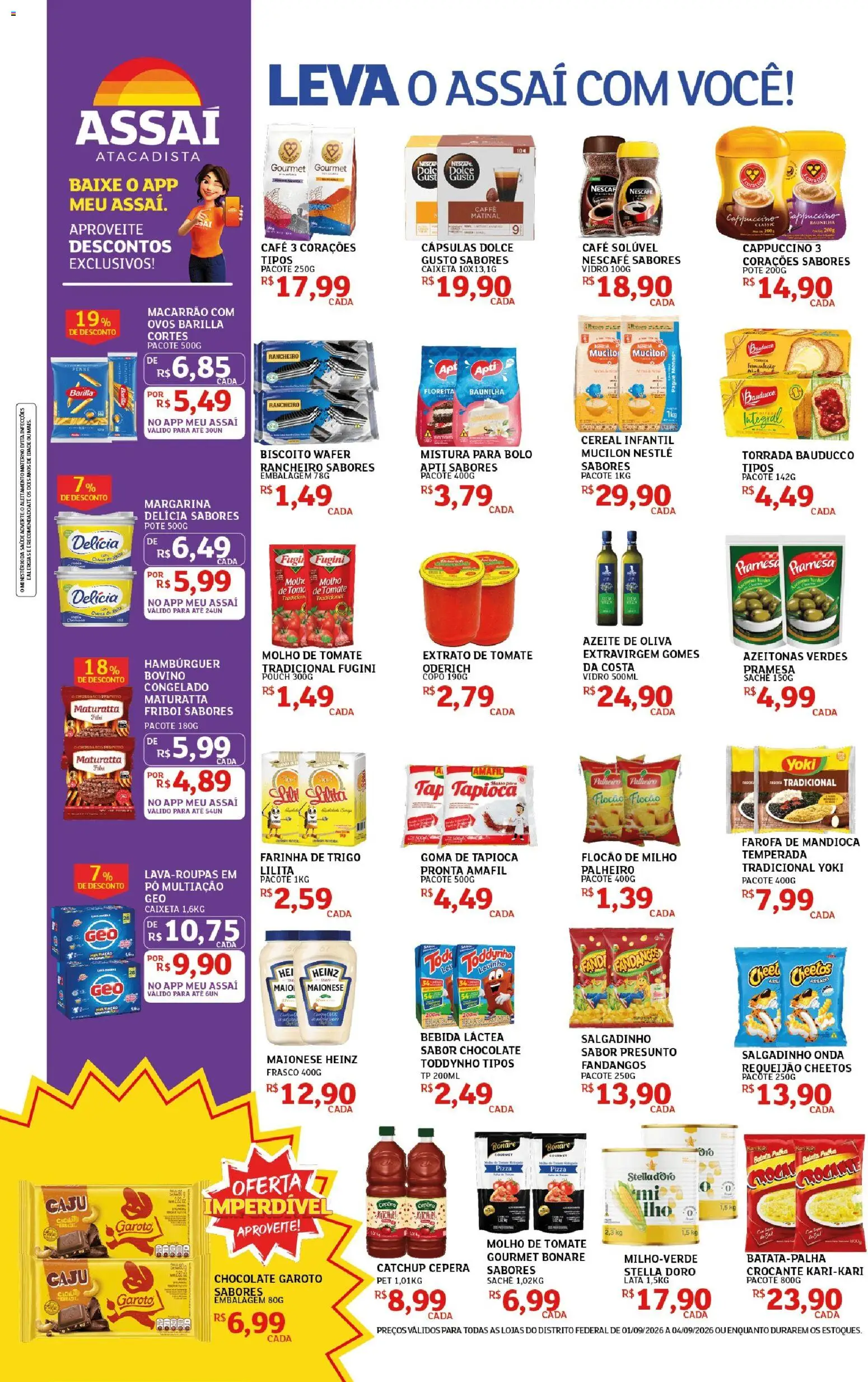 Assaí Atacadista Folheto - válido de 01/09/2026 | Página: 2 | Produtos: Caju, Maiô, Batata, Maionese