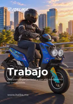 Vista previa de Italika catálogo, nuevo folleto de la tienda, válido en México a partir del 17/10/2026