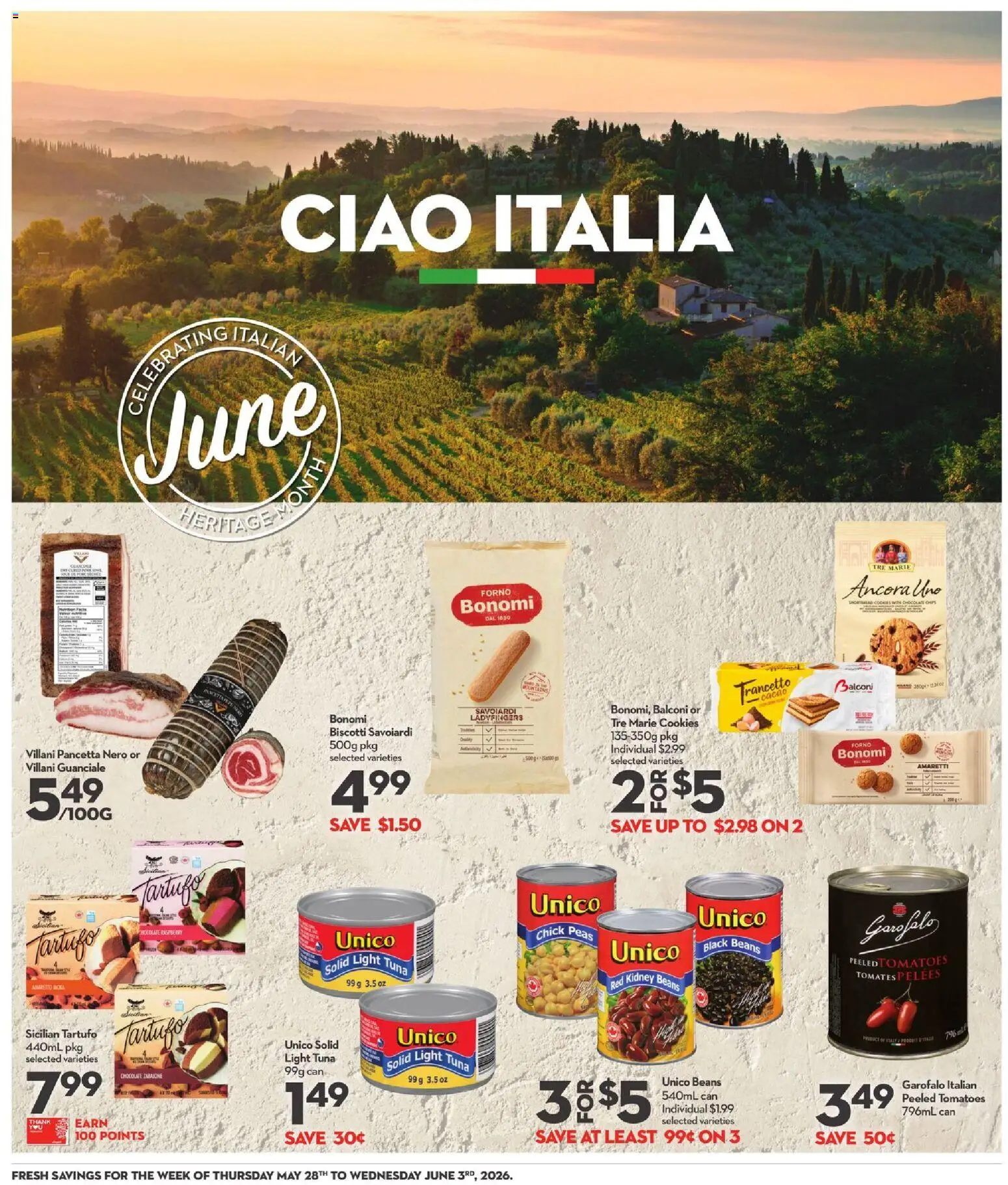 Longo's flyer valid from 28.05.2026 | Page: 18 | Products: Cookies, Chocolate, Tomatoes