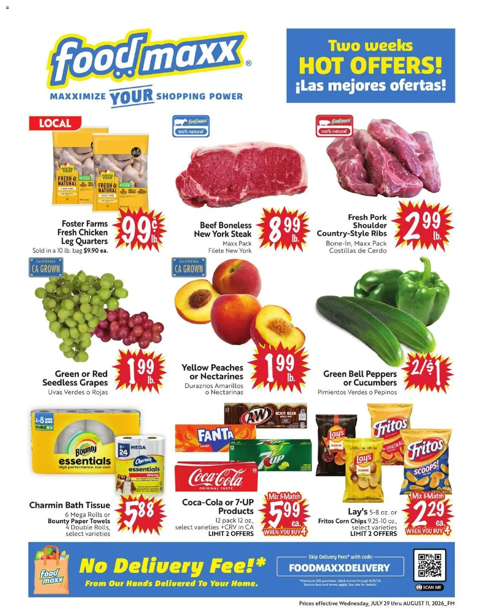 FoodMaxx Weekly Ad - valid from 07/29/2026 | Page: 1