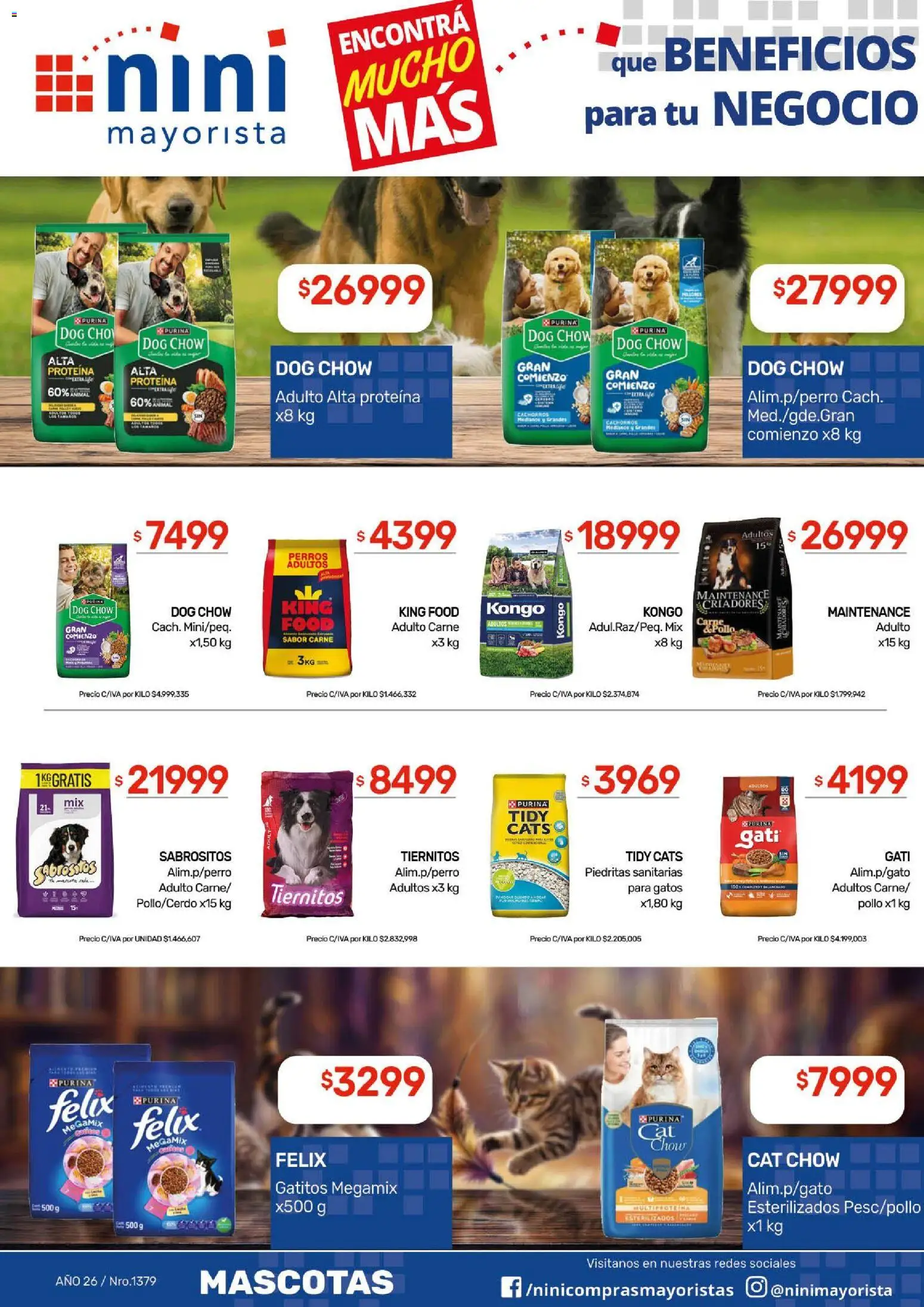 NINI Mayorista catálogo │ válido desde el 28/09/2026 | Página: 48 | Productos: Pollo, Carne, Proteína