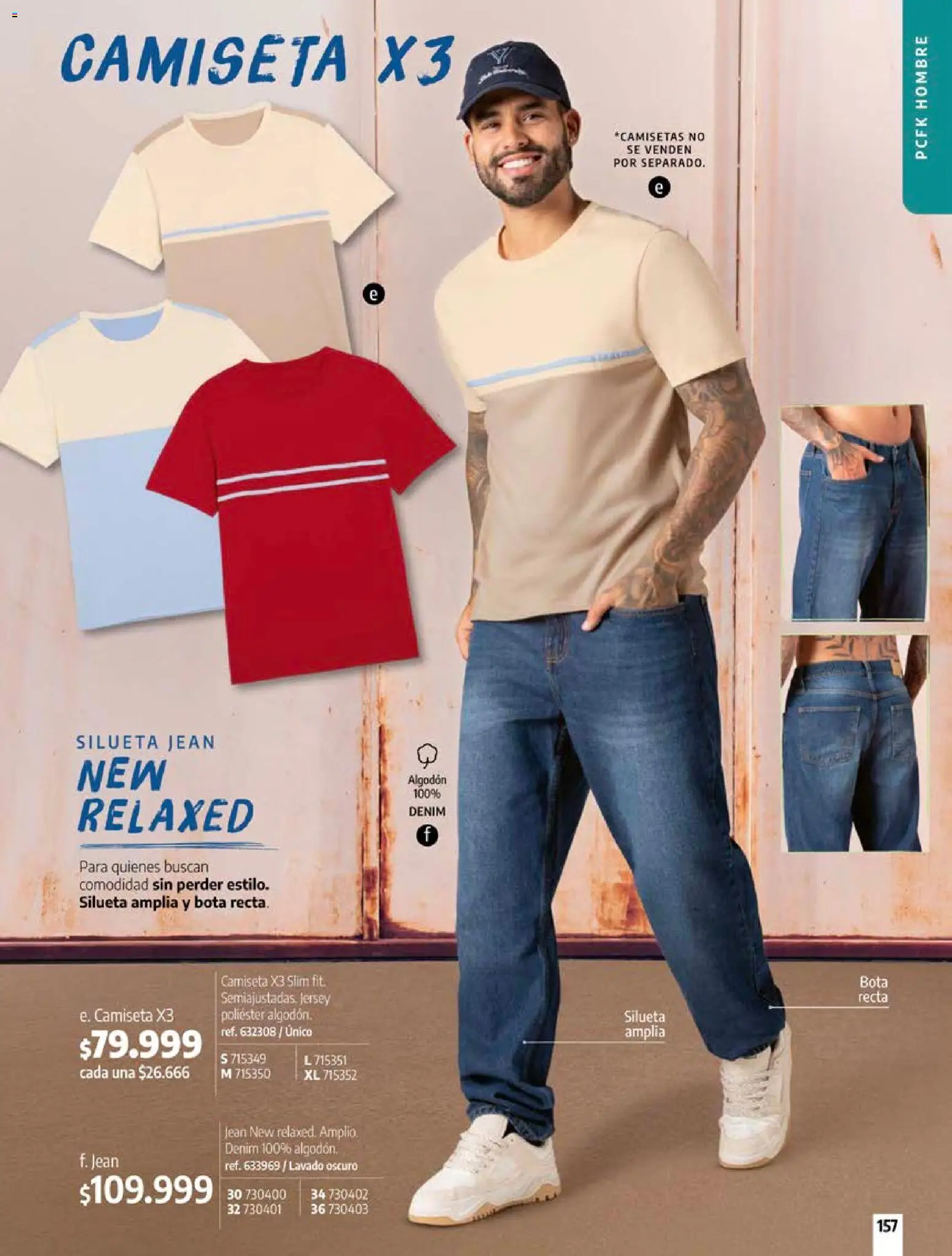 Pacifika revista - valida desde el 12/07/2026 | Página: 157 | Productos: Algodón, Jean, Camiseta