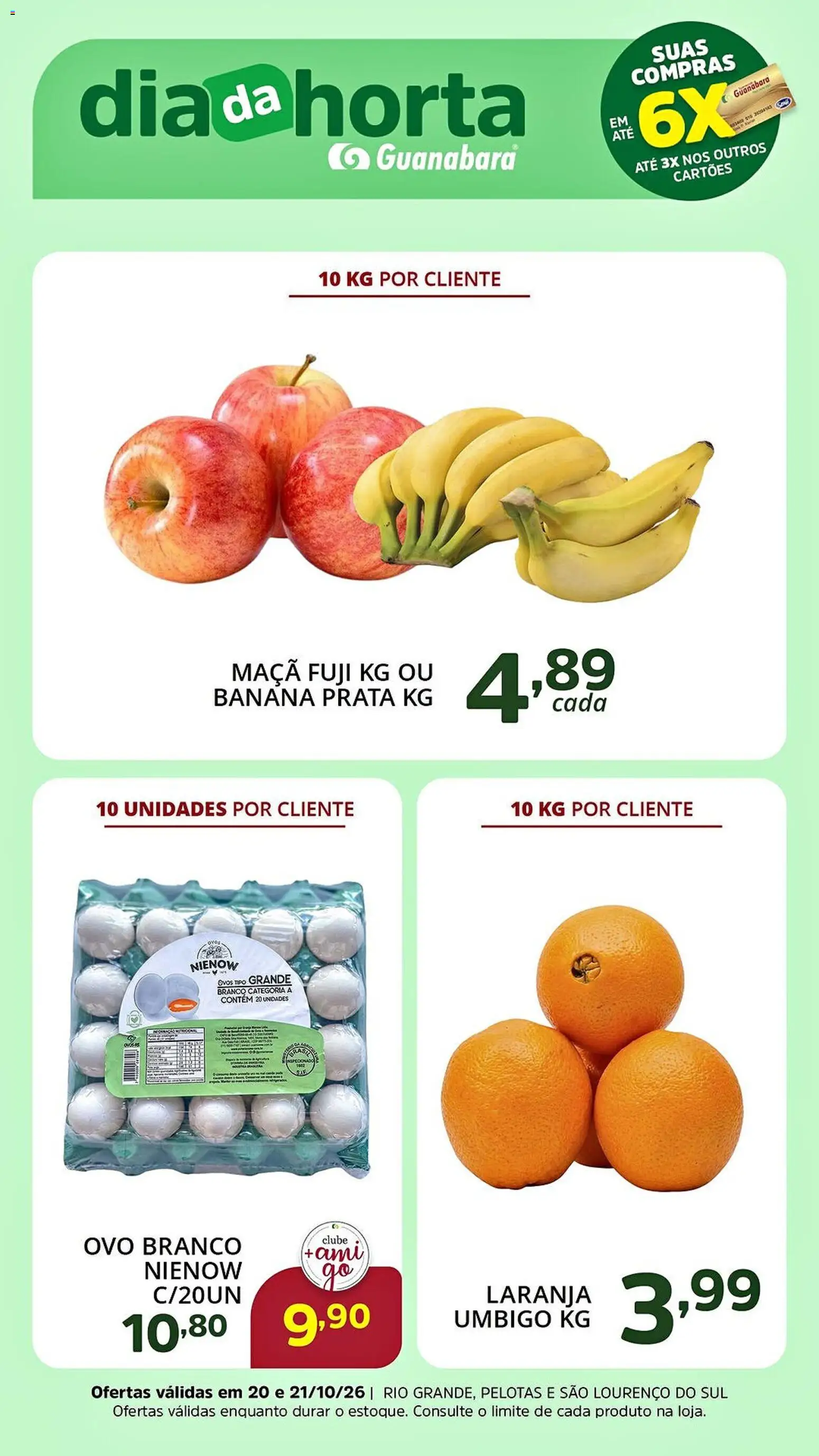 Supermercado Guanabara Folheto - válido de 20/10/2026 | Página: 1