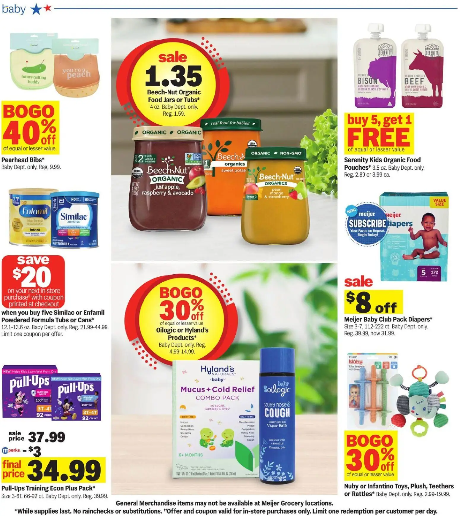 Meijer Weekly Ad - valid from 09/02/2026 | Page: 39 | Products: Spinach, Bath, Mango, Infant formula